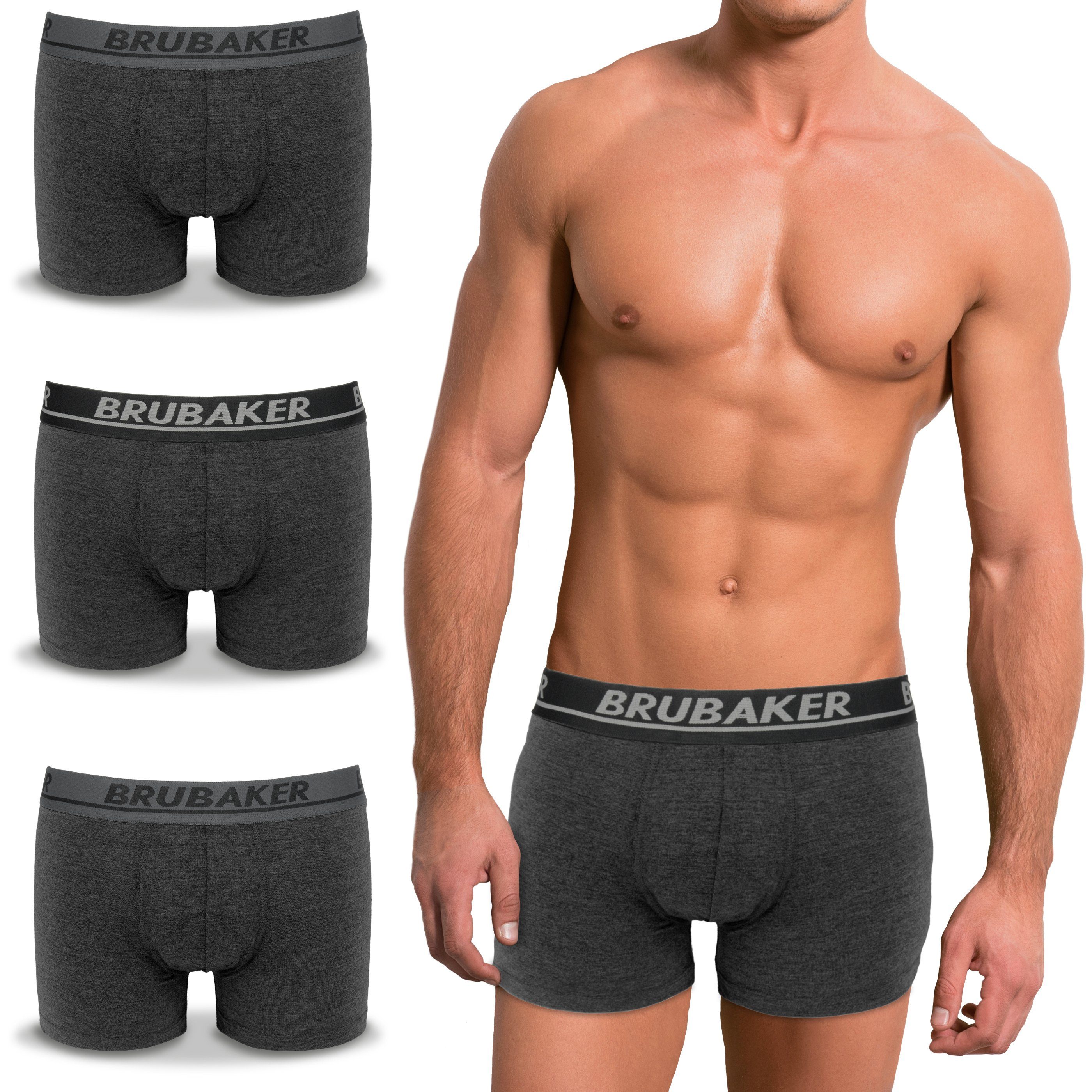 Anthrazit mit Logo Schwarz/Grau