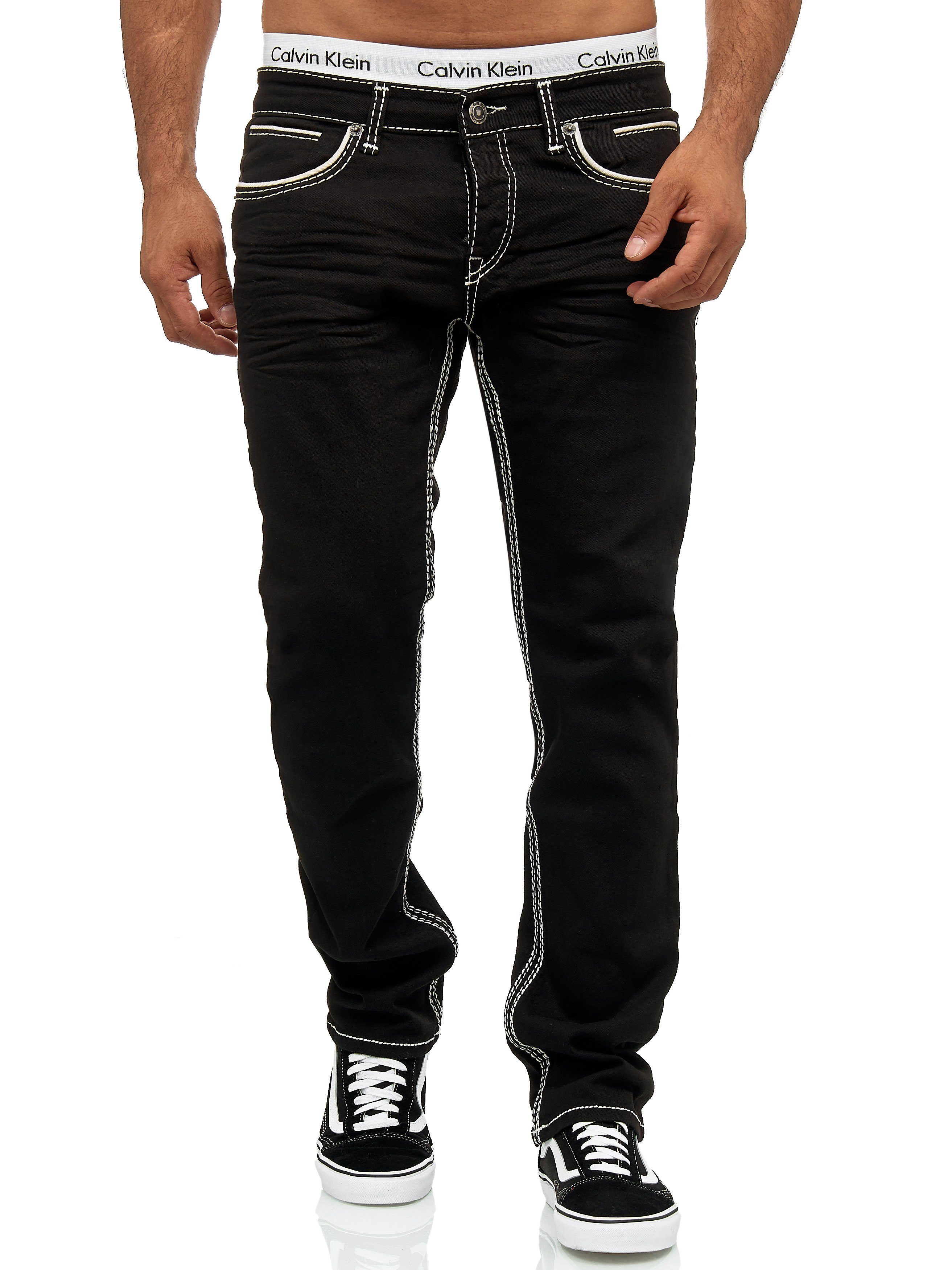 Code47 Regular-fit-Jeans Jeans verschiedene Modelle 5180 Schwarz