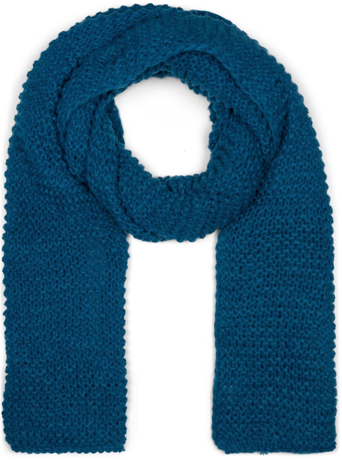 styleBREAKER Strickschal Langer Strick Schal mit Wellen Strickmuster, (1-St günstig online kaufen