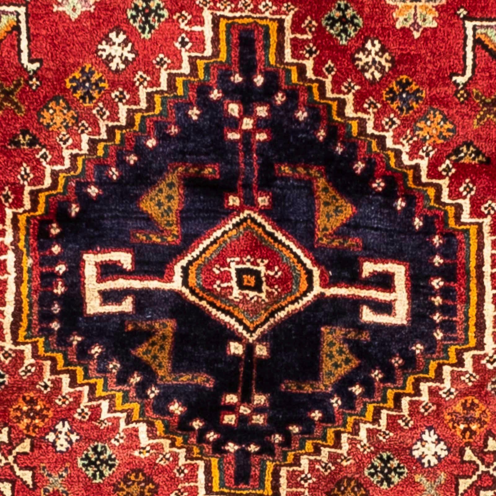 Wollteppich Shiraz Medaillon 270 x Höhe: Unikat 184 morgenland, Zertifikat mit rechteckig, 1 mm, cm