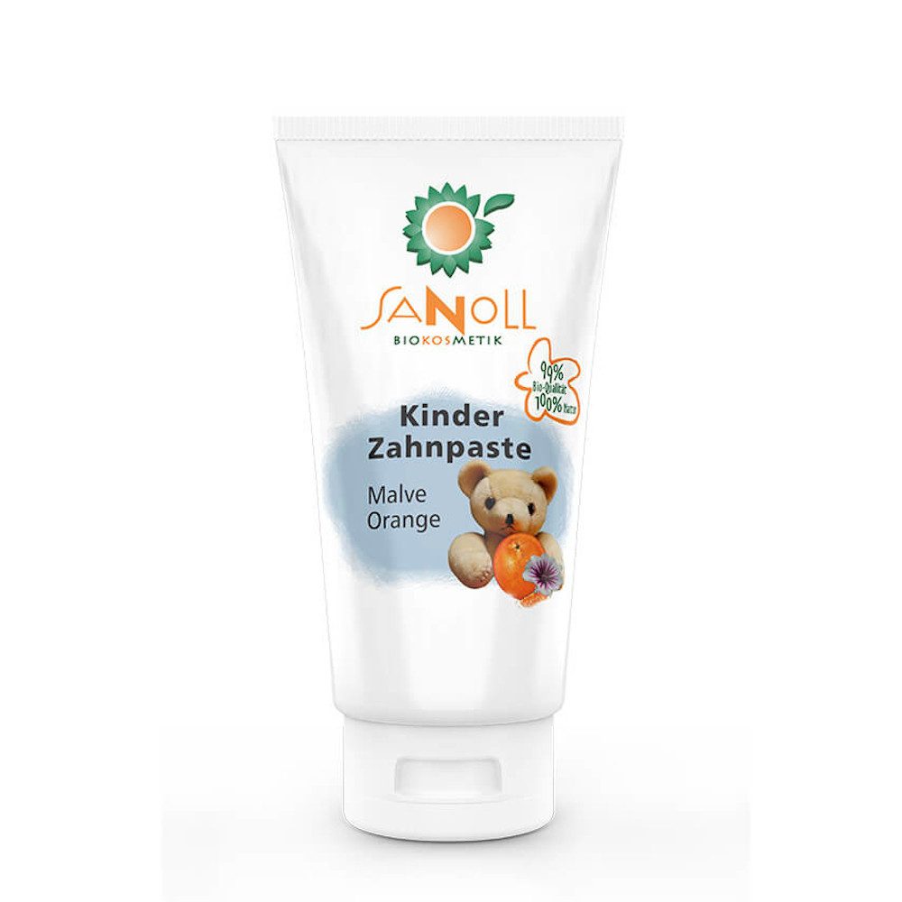 Sanoll Zahnpasta Kinder Zahnpaste - Malve Orange 75ml