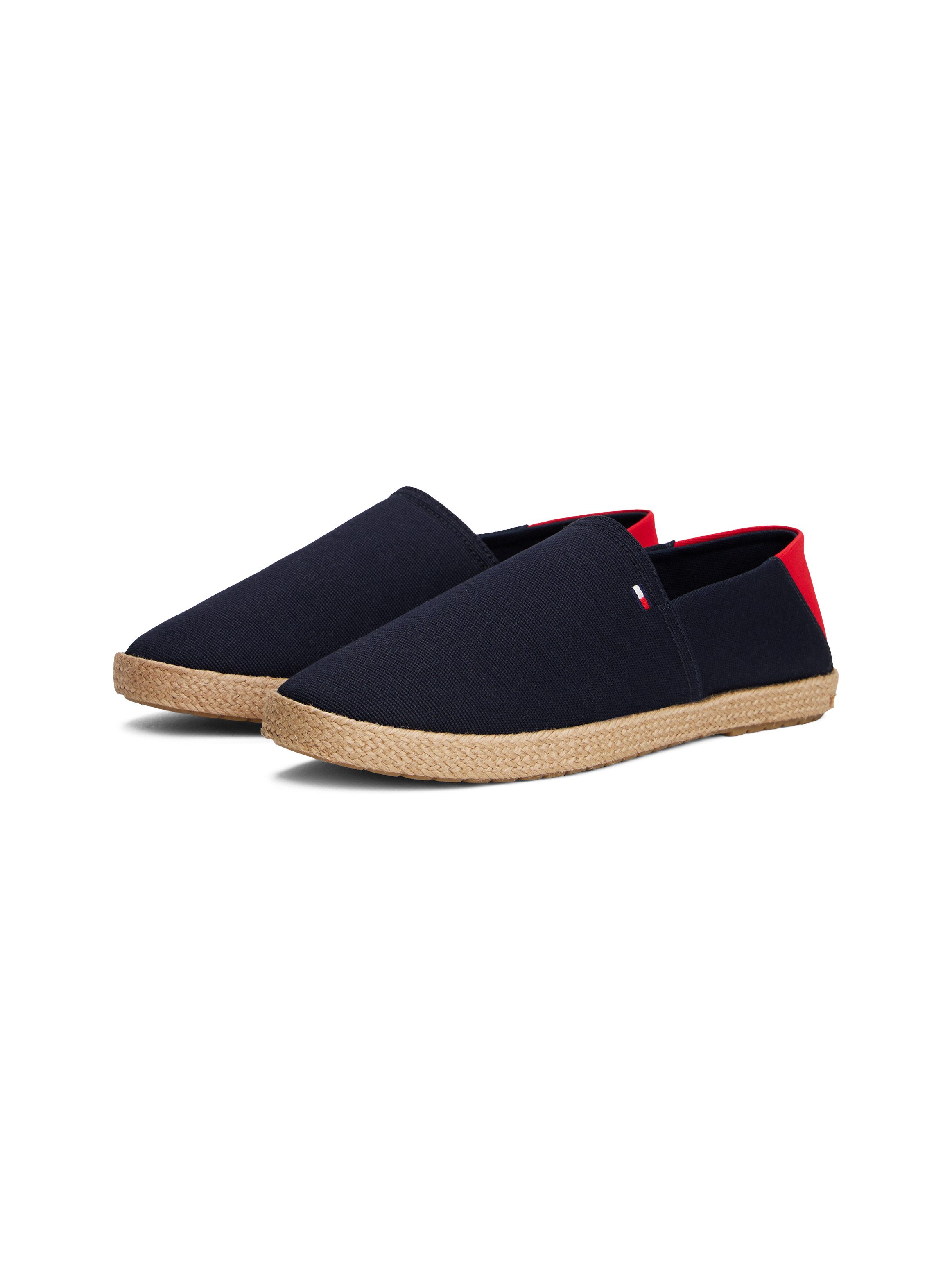 Tommy Hilfiger HILFIGER ESPADRILLE CORE TEXTILE Slipper, Schlupfschuh, Espa günstig online kaufen
