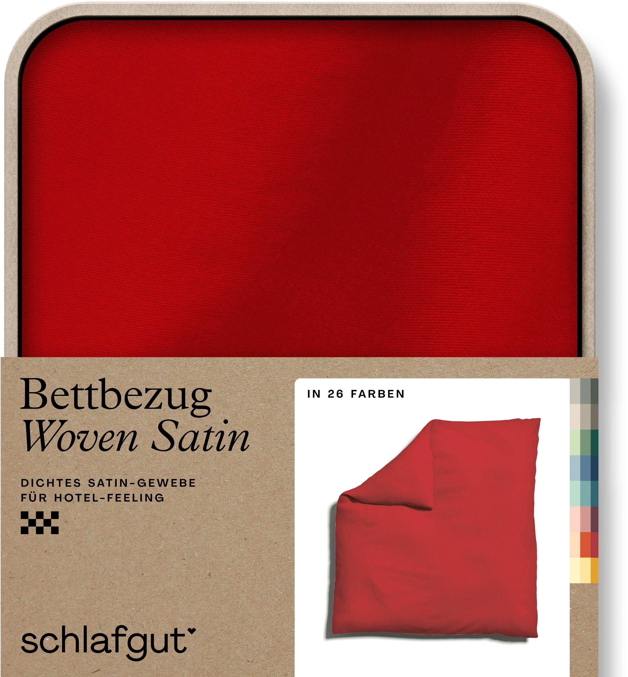 Schlafgut Bettbezug Woven Satin, (1 St), günstig online kaufen