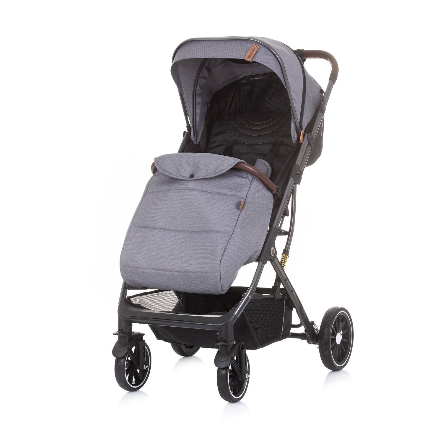 Moskitonetz grau gefedert Räder kg, 22 Buggy Combo Chipolino Kinderwagen, Fußabdeckung Kinder-Buggy