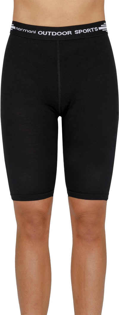 normani Thermounterhose Damen Merino Shorts „Sunshine Coast“ Kurze Damen Sommershorts Unterwäsche Unterhose Radlerhose aus 100% Merinowolle