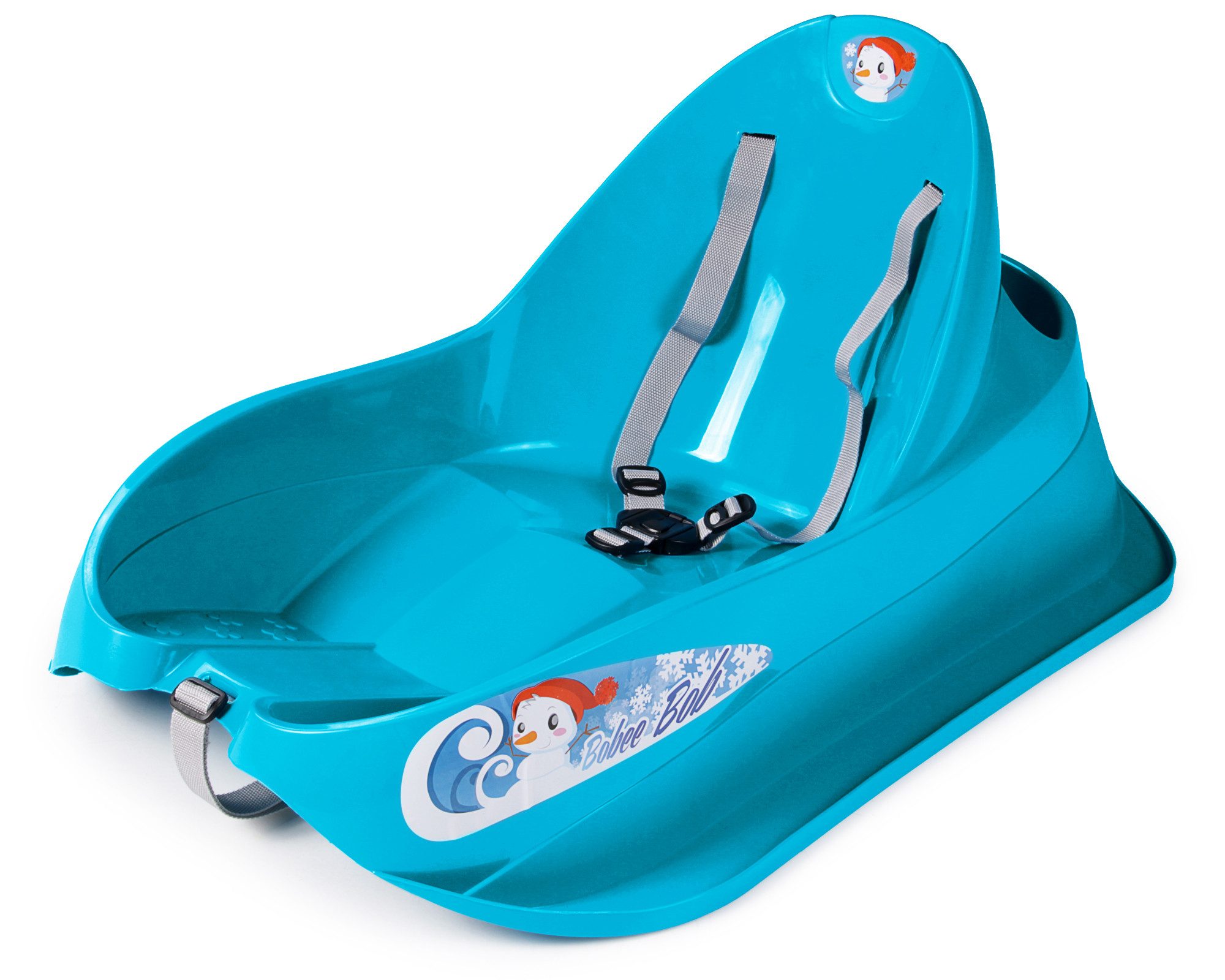 ONDIS24 Санки Санки Bob für Kleinkinder blau Сани mit Sicherheitsgurt, Rutscher mit Zuggurt und Staufach, für Kinder bis 3 Jahre, 79x51x40cm