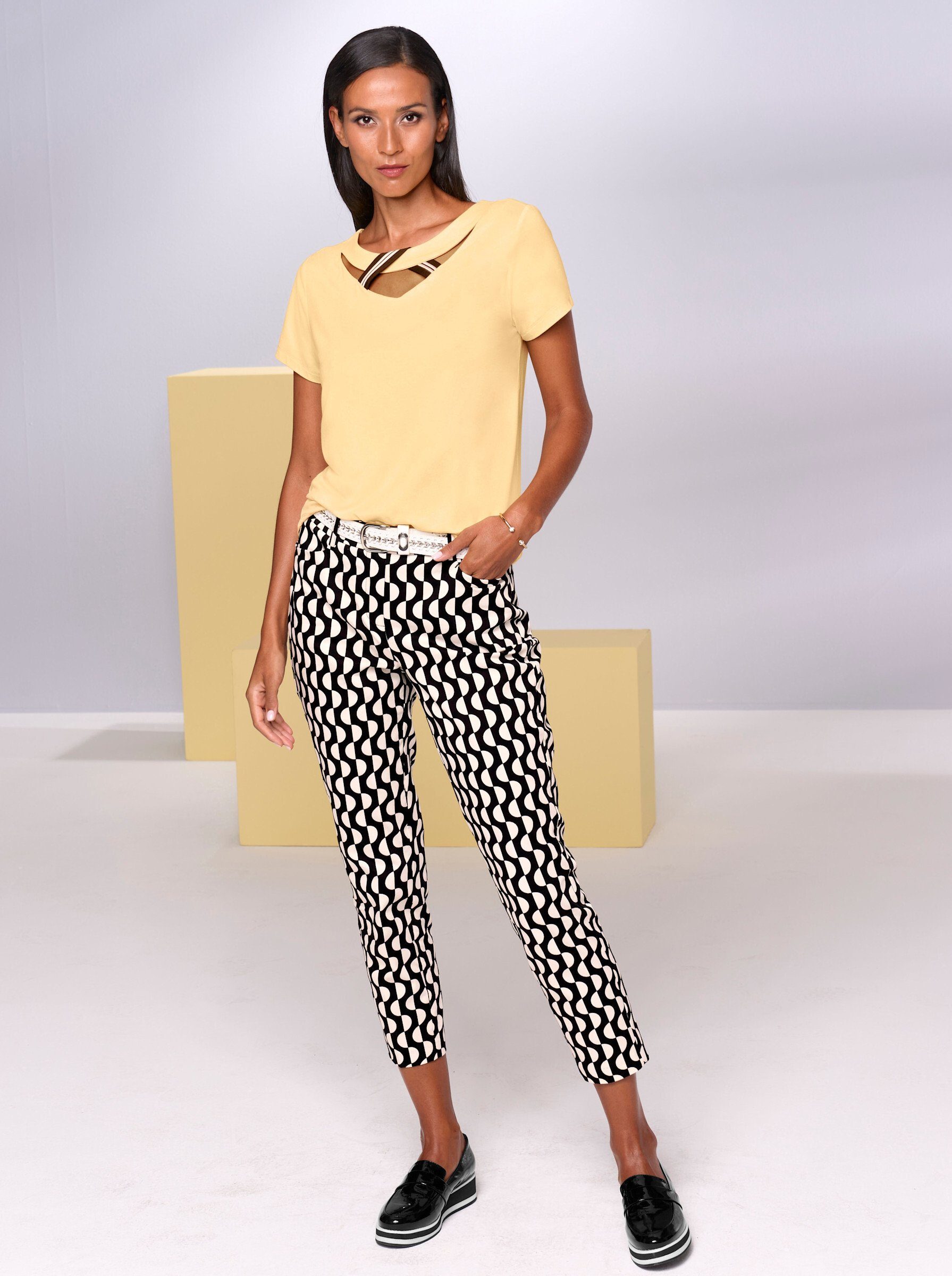 heine Jerseyhose Druckhose .