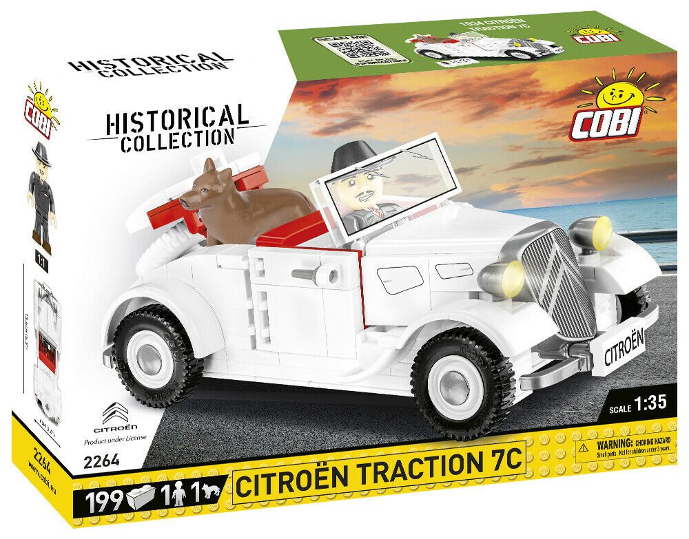 2264 Citroen Traction 7c Teile 199 Figur 2 HISTORICAL COLLECTION Auto Spielbausteine
