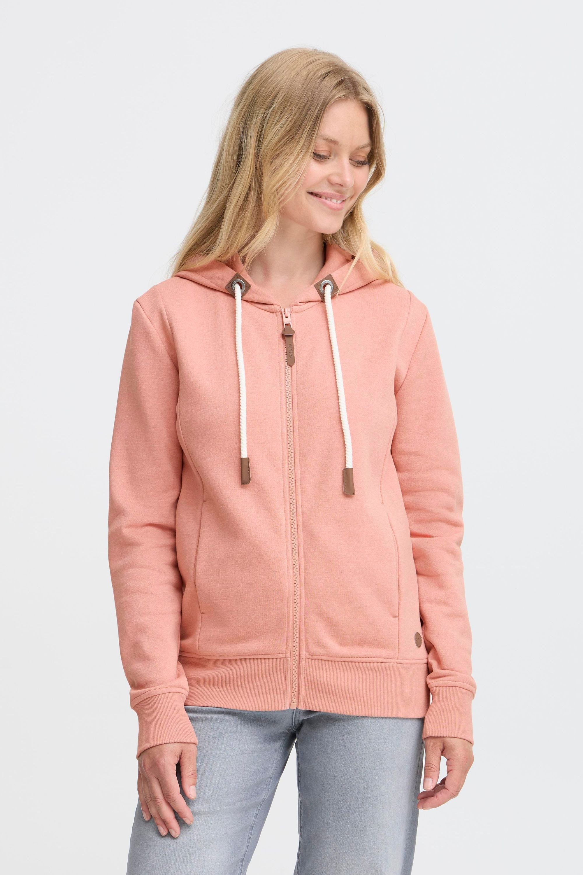 OXMO Sweatjacke OXMille Modische Sweatjacke mit Kapuze günstig online kaufen