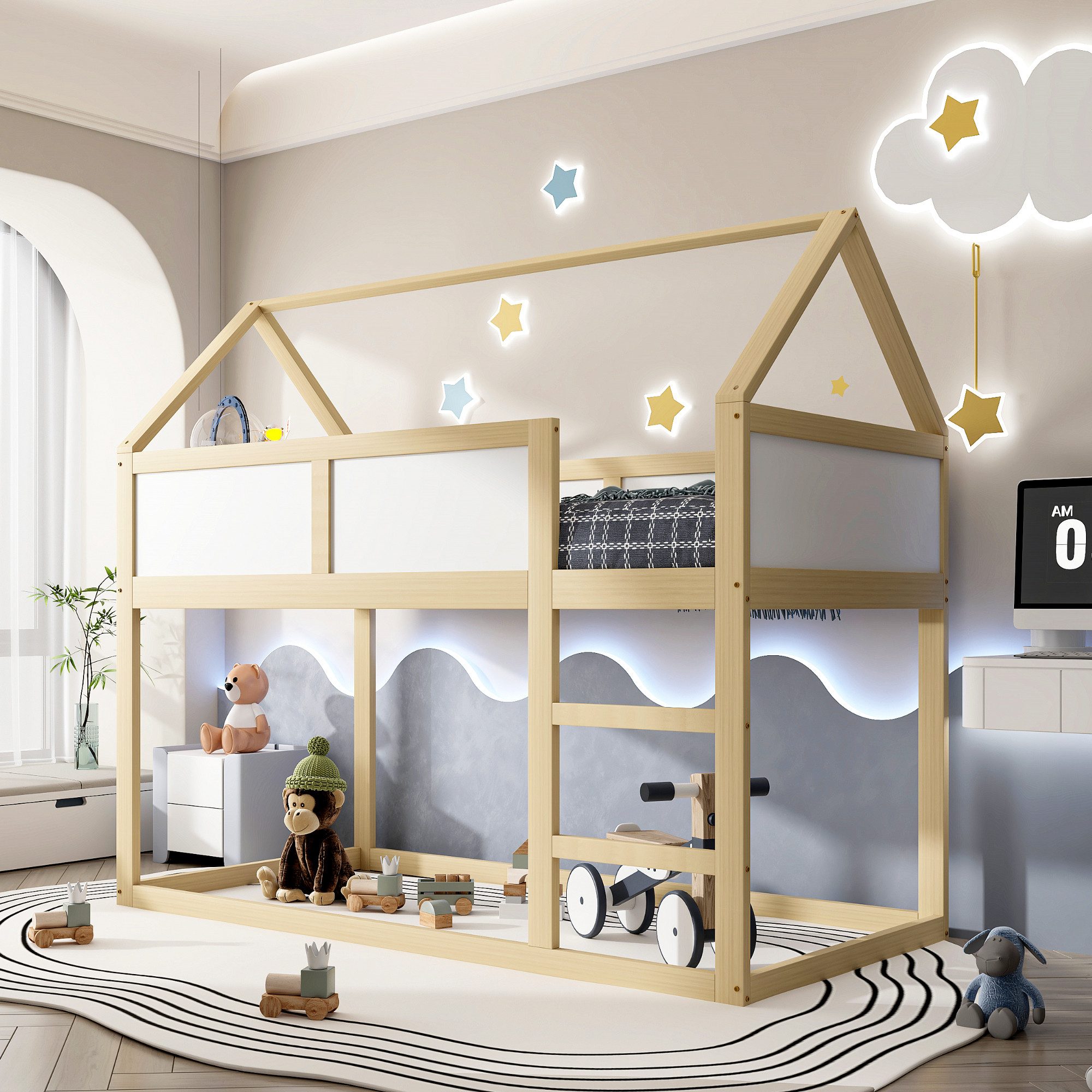 HAUSS SPOLE Etagenbett Kinderbett 90x200 cm, günstig online kaufen