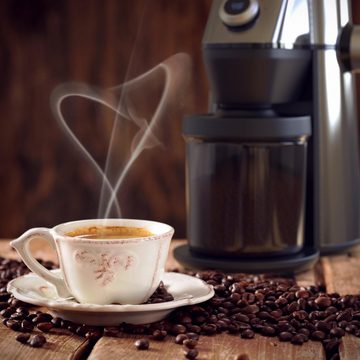 Arendo Kaffeemühle, 150 W, Kegelmahlwerk, 360 g Bohnenbehälter, Kaffee Mühle mit Kegel Mahlwerk - 15 Mahlgradstufen