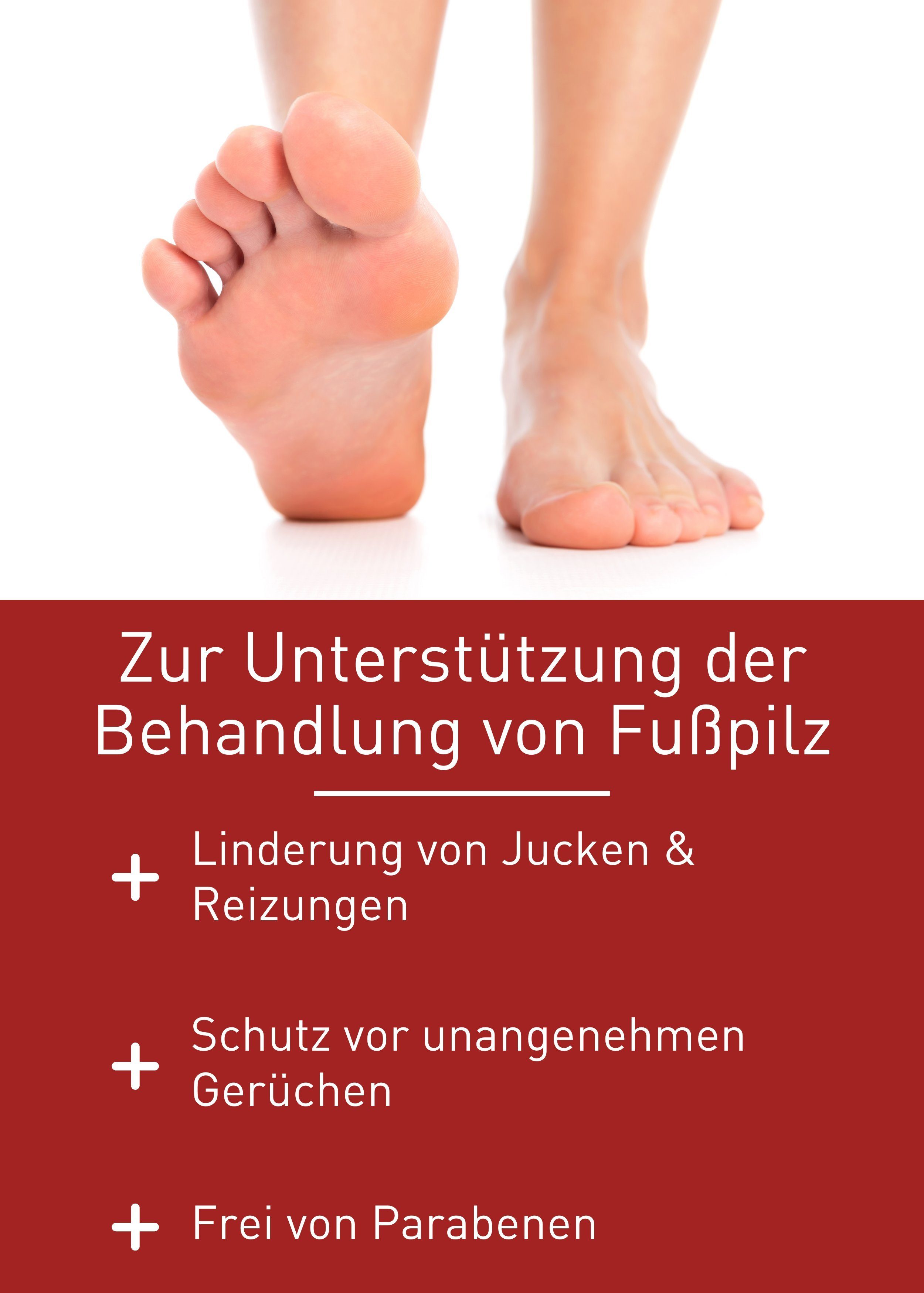Rezeptur Fußpilz von zur Behandlung Fußpilz, Gel N1 patentierte Medizinprodukt, Fußpflegecreme Healthcare