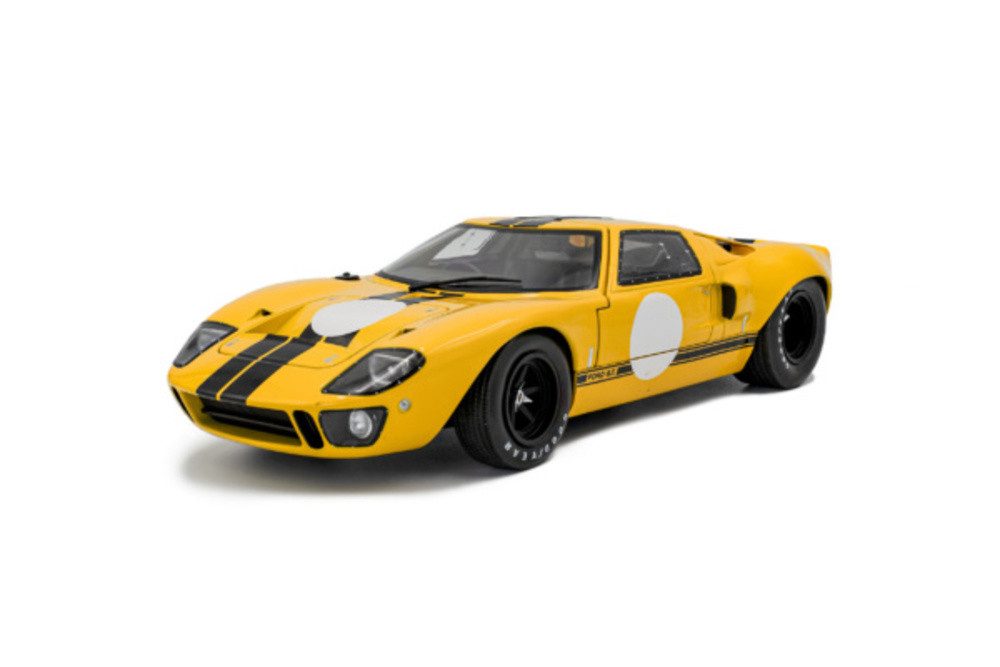 Solido Modellauto Ford GT40 MK1 1968 gelb, Maßstab 1:18