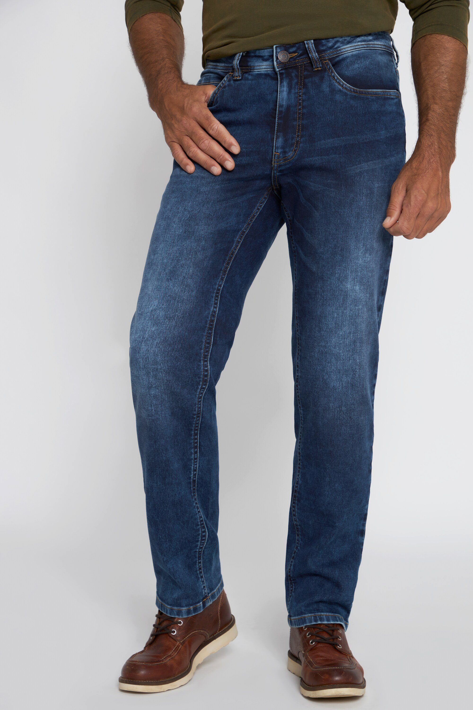 JP1880 Cargohose Jeans Bauch-Fit Denim Staight Fit 5-Pocket