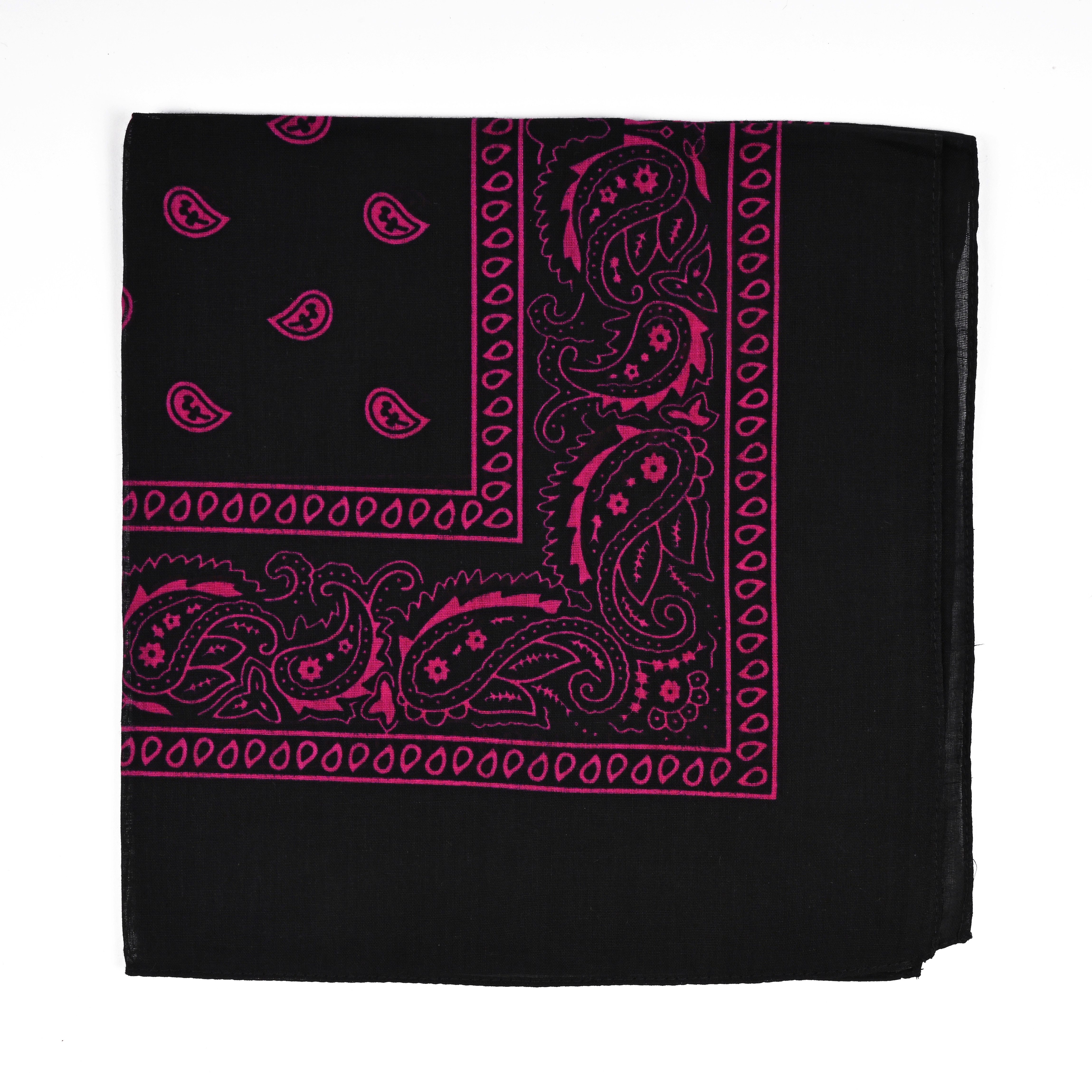 Goodman Design Bandana Paisley Bandanas Baumwolle – 20 Stück Halstuch und Kopftuch, (Spar-Set, 20er Pack), Reine Baumwolle für ein natürliches Hautgefühl