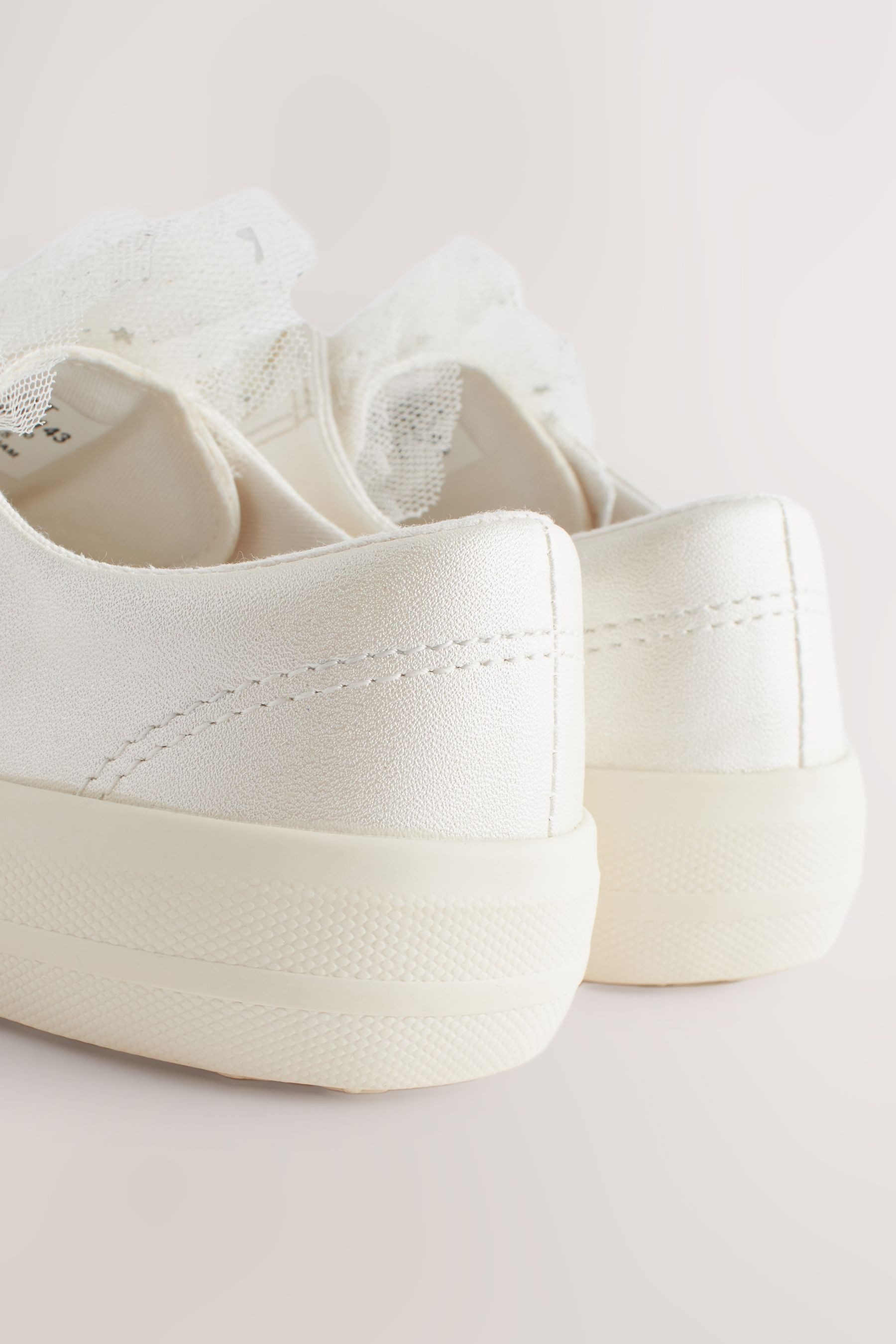 Next Brautjungfern-Turnschuhe mit Tüll Sneaker – Bild 4 von 5