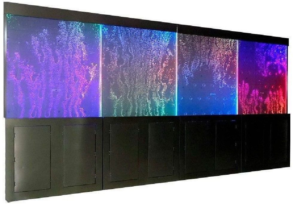 Xlmoebel Zimmerbrunnen Wasserwand mit LED-Beleuchtung und edler Optik, (Water Wall), Hergestellt in Europa