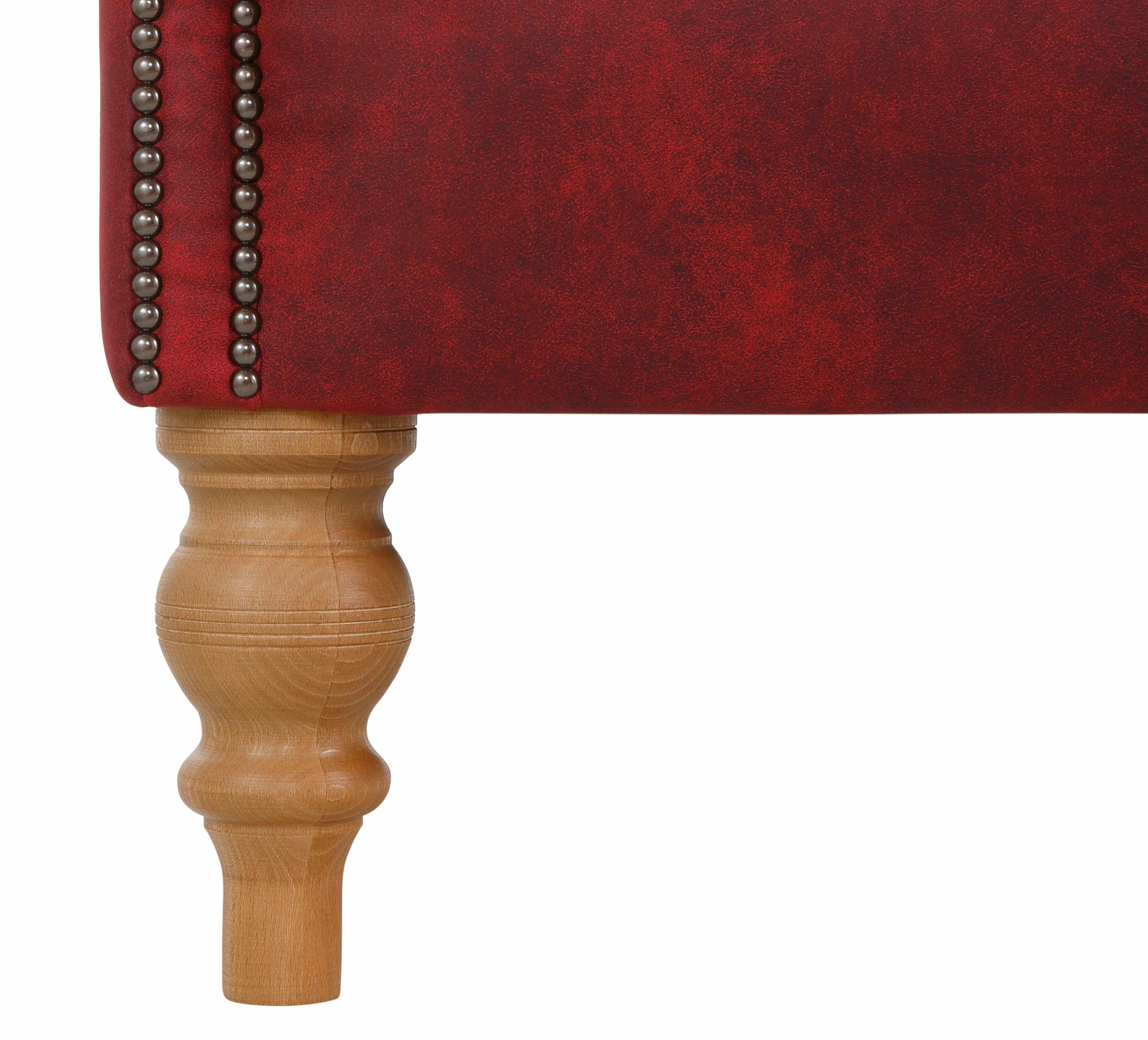 Home affaire Sessel Lord, mit echter Chesterfield-Knopfheftung und Ziernägeln