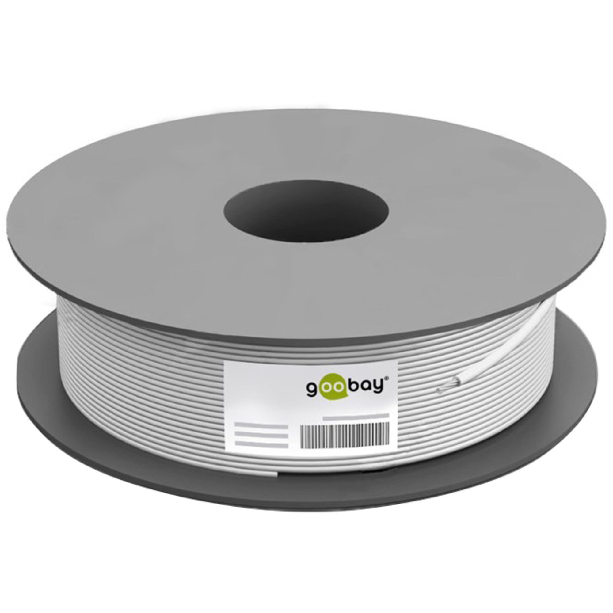 Goobay goobay Netzwerkkabel Cat.6, U/UTP, Kabel, (100 LAN-Kabel