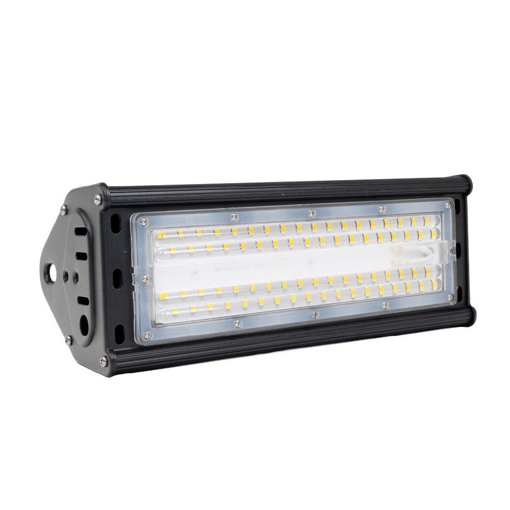 ENOVALITE LED Arbeitsleuchte ENOVALITE LED Hallenstrahler HighBay 50 W 5000 K Neutralweiß Schwarz, LED fest integriert, Tageslichtweiß
