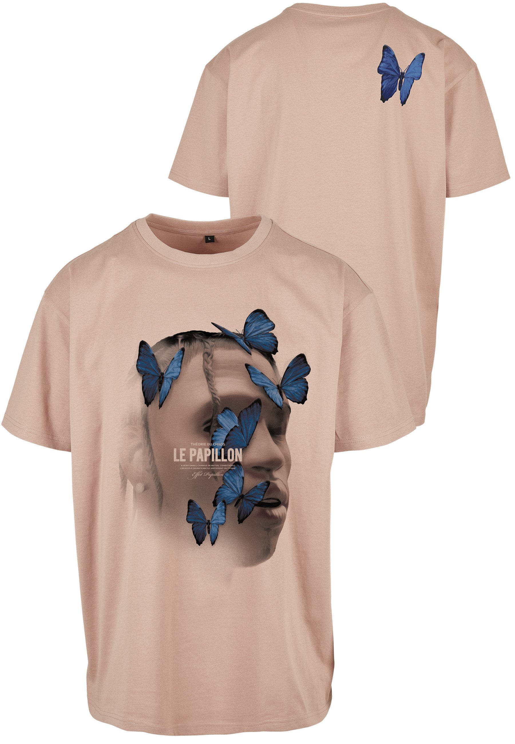 Upscale by Mister Tee Kurzarmshirt Upscale by Mister Tee Herren Le Papillon Oversize Tee (1-tlg)