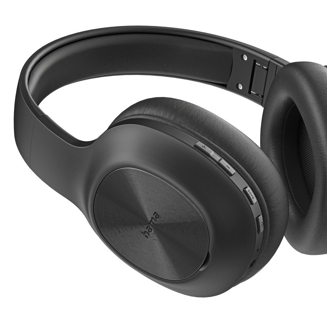 Hama Over-Ear-Kopfhörer Bluetooth (faltbar, Bass Boost, 60h Akku, kabellos) Over-Ear-Kopfhörer (Energiesparmodus, Freisprechfunktion, Geräuschisolierung, Google Assistant, Multi-Point-Verbindung, Sprachsteuerung, Wireless-Audio-Streaming, integrierte Steuerung für Anrufe und Musik, kompatibel mit Siri, Google Assistant, Siri, Multipoint, austauschbarer Akku, kompatibel mit Sprachassistenten)
