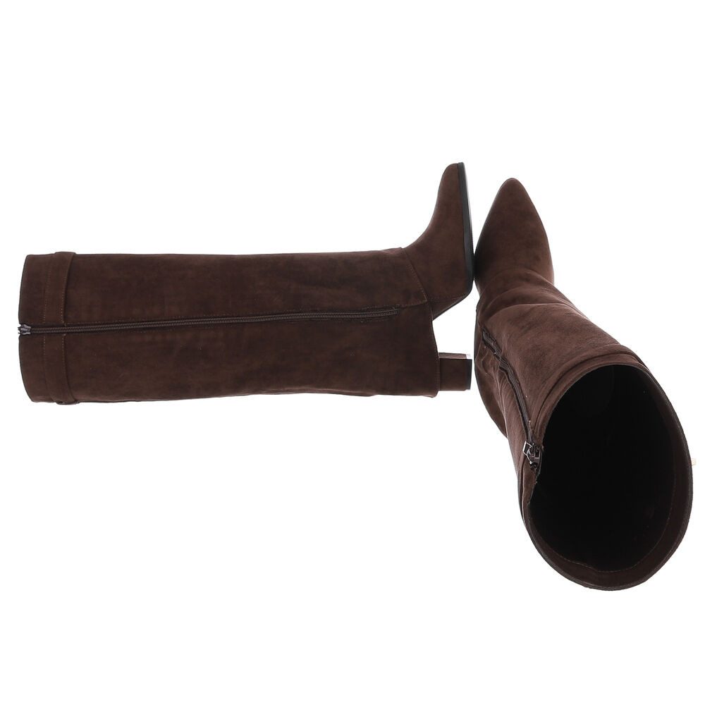 Ital-Design Elegante Stiefel mit raffinierten Details für Damen High-Heel-S günstig online kaufen