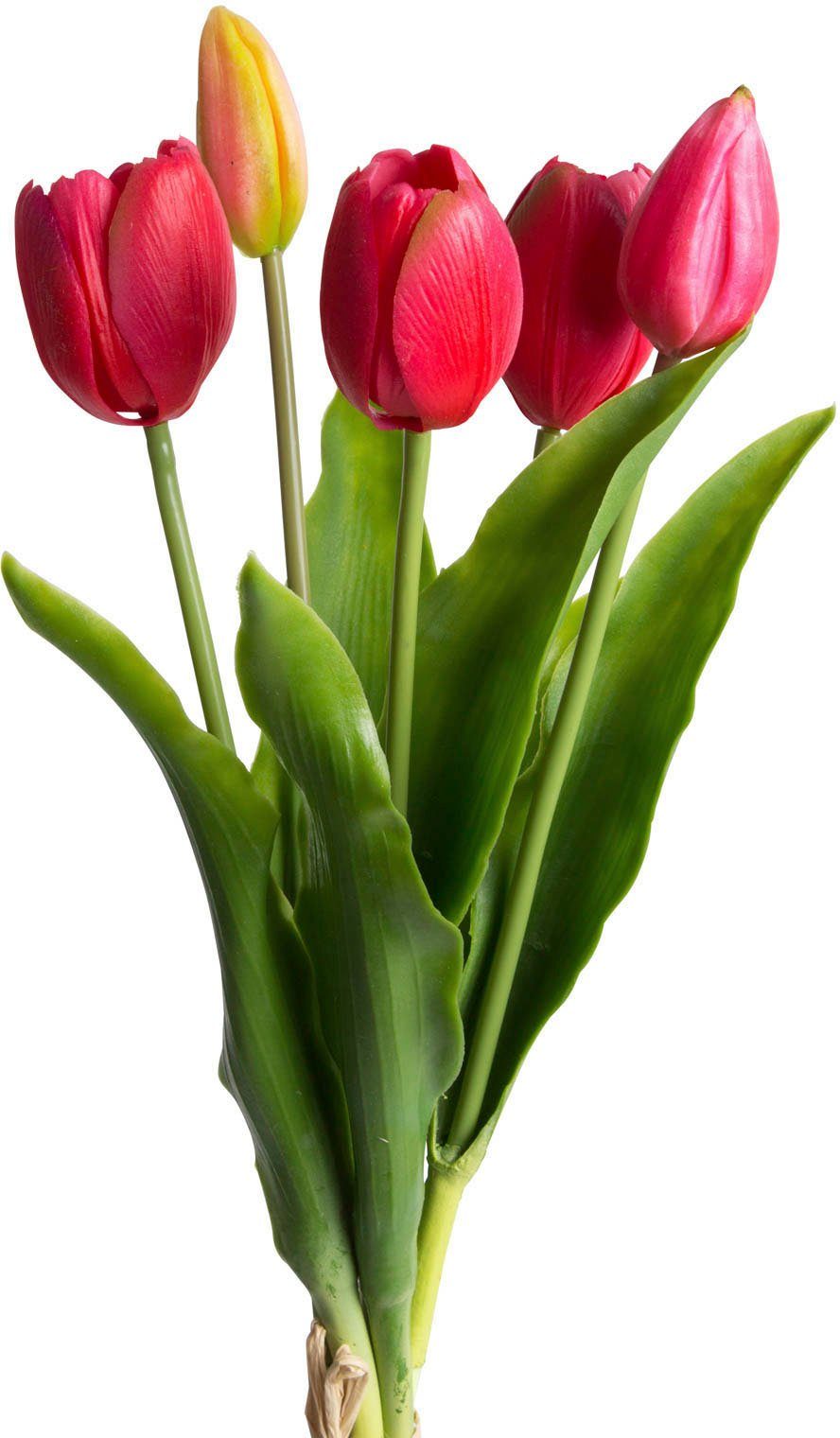 Kunstblume Tulpenbündel Holland real Touch Tulpe, günstig online kaufen