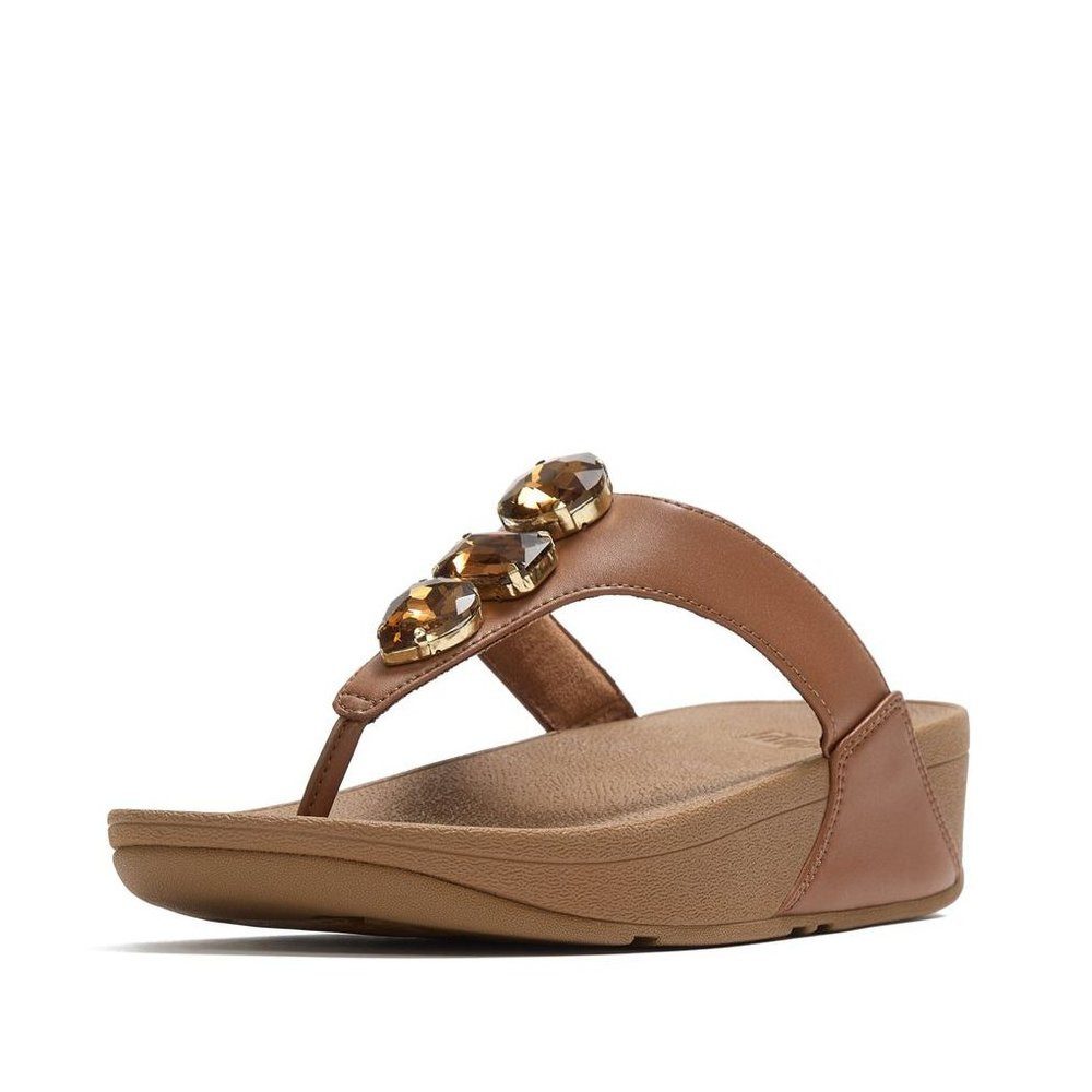 Fitflop Lulu Ultra-Jewel Toe-Post Sandals Sandale