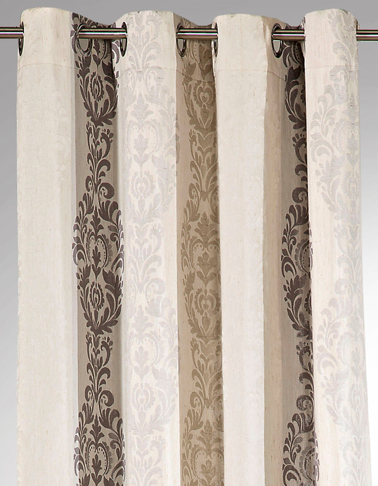 Vorhang (1 Ösen blickdicht, Weckbrodt, St), Barock, Jacquard