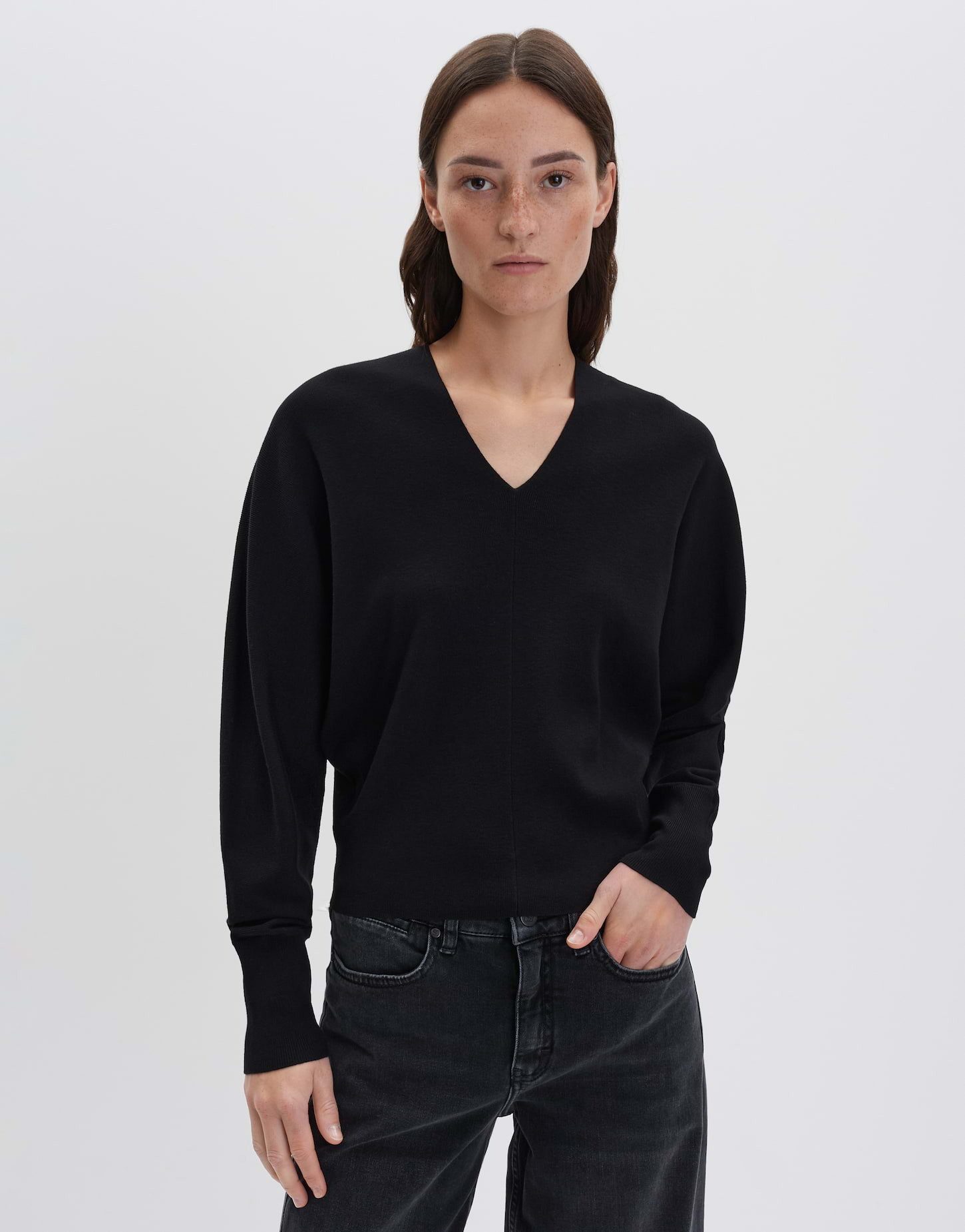 someday Strickpullover TELLMA Regular aus feinem Viskosemix lockere Passfor günstig online kaufen