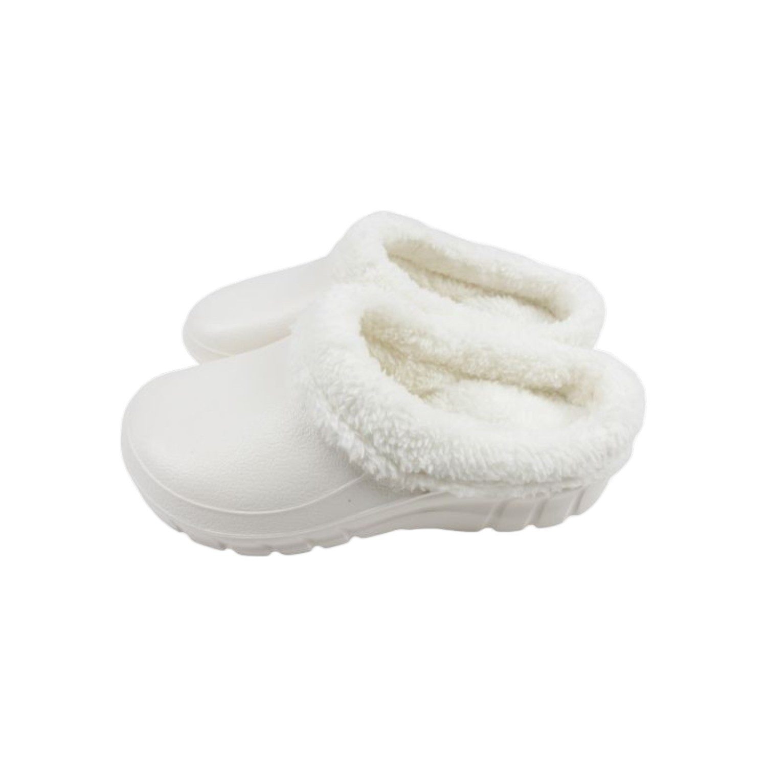 VewoTex Damen Clogs » Hausschuhe mit Teddy Kunstfell » Damenschuhe Clog (1 Paar, 1-tlg., Kein Set) gefütterte Slipper » Winter & Herbst Garten Schuhe
