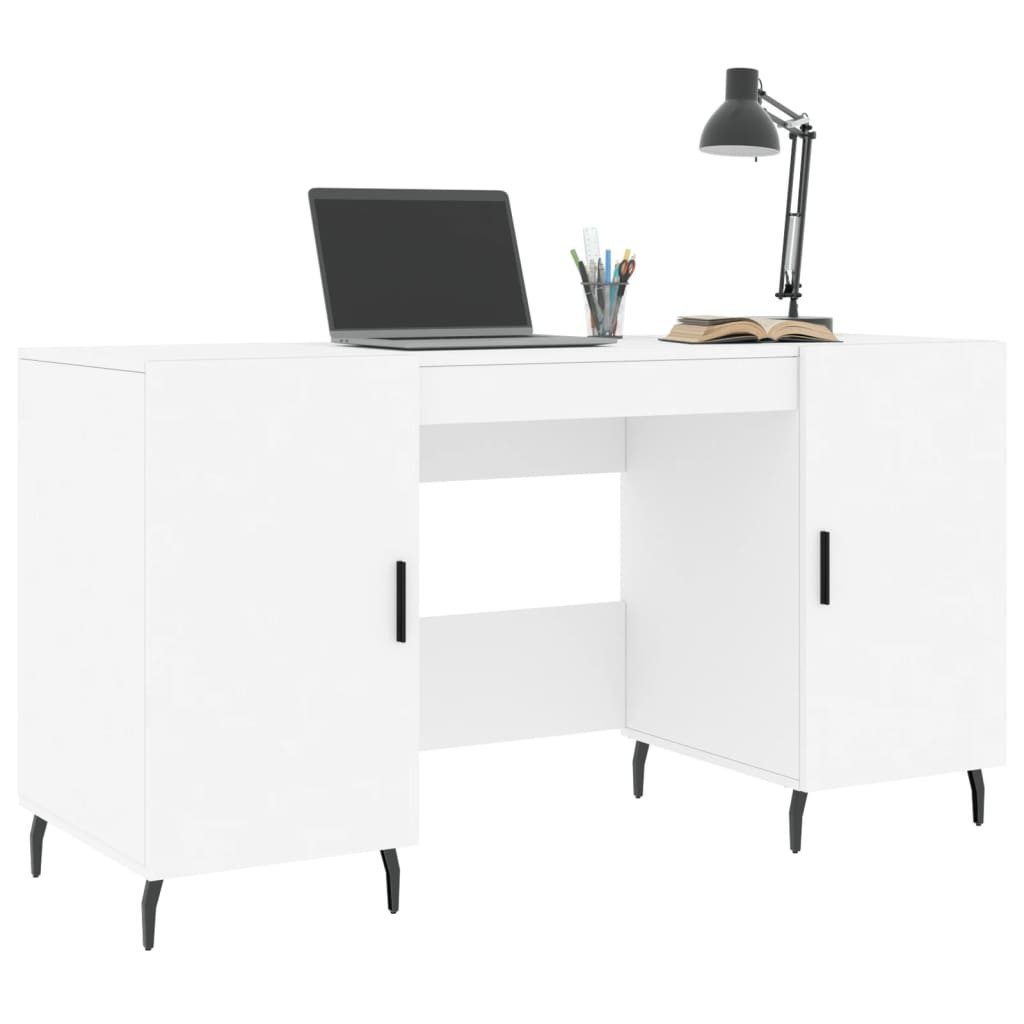 vidaXL Schreibtisch Schreibtisch Weiß 140x50x75 cm günstig online kaufen