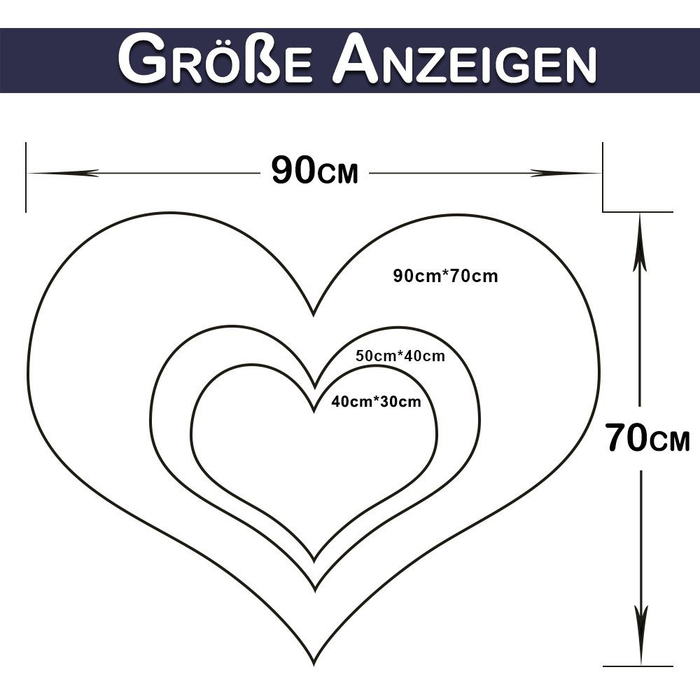 BTTO TEPP Hochflor-Teppich Fellteppich,Herz Teppich, Faux günstig online kaufen