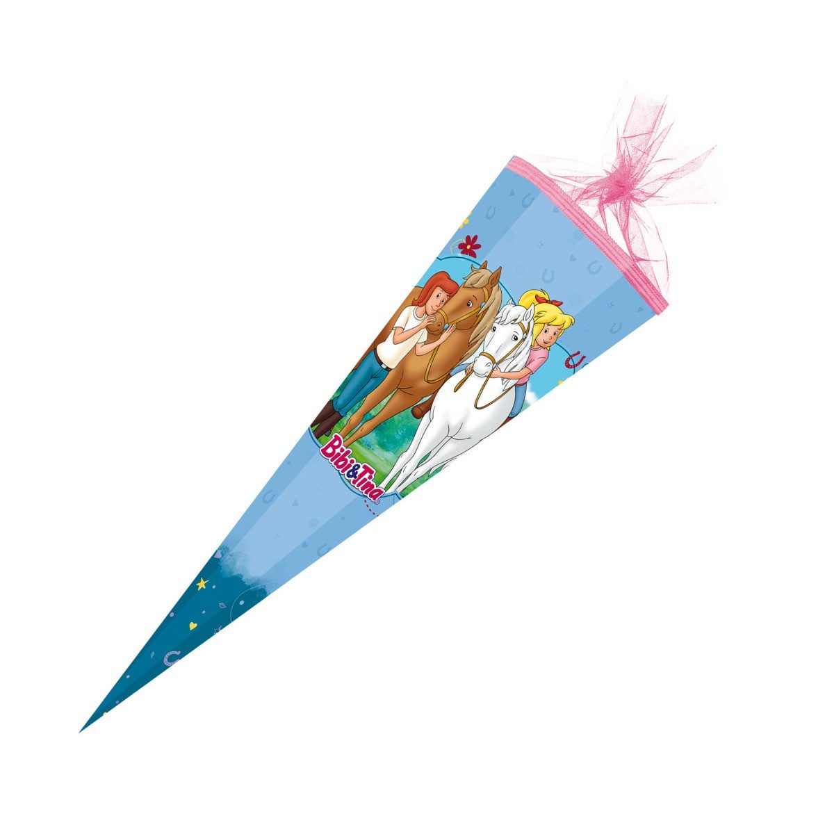 Nestler Schultüte Nestler Schultüte Bibi & Tina 85cm mit Tüllverschluss