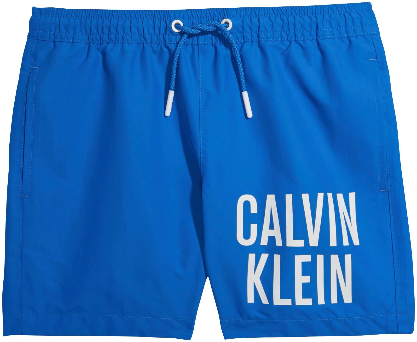 Badeshorts Klein Klein Calvin mit Swimwear DRAWSTRING Schriftzug MEDIUM Calvin