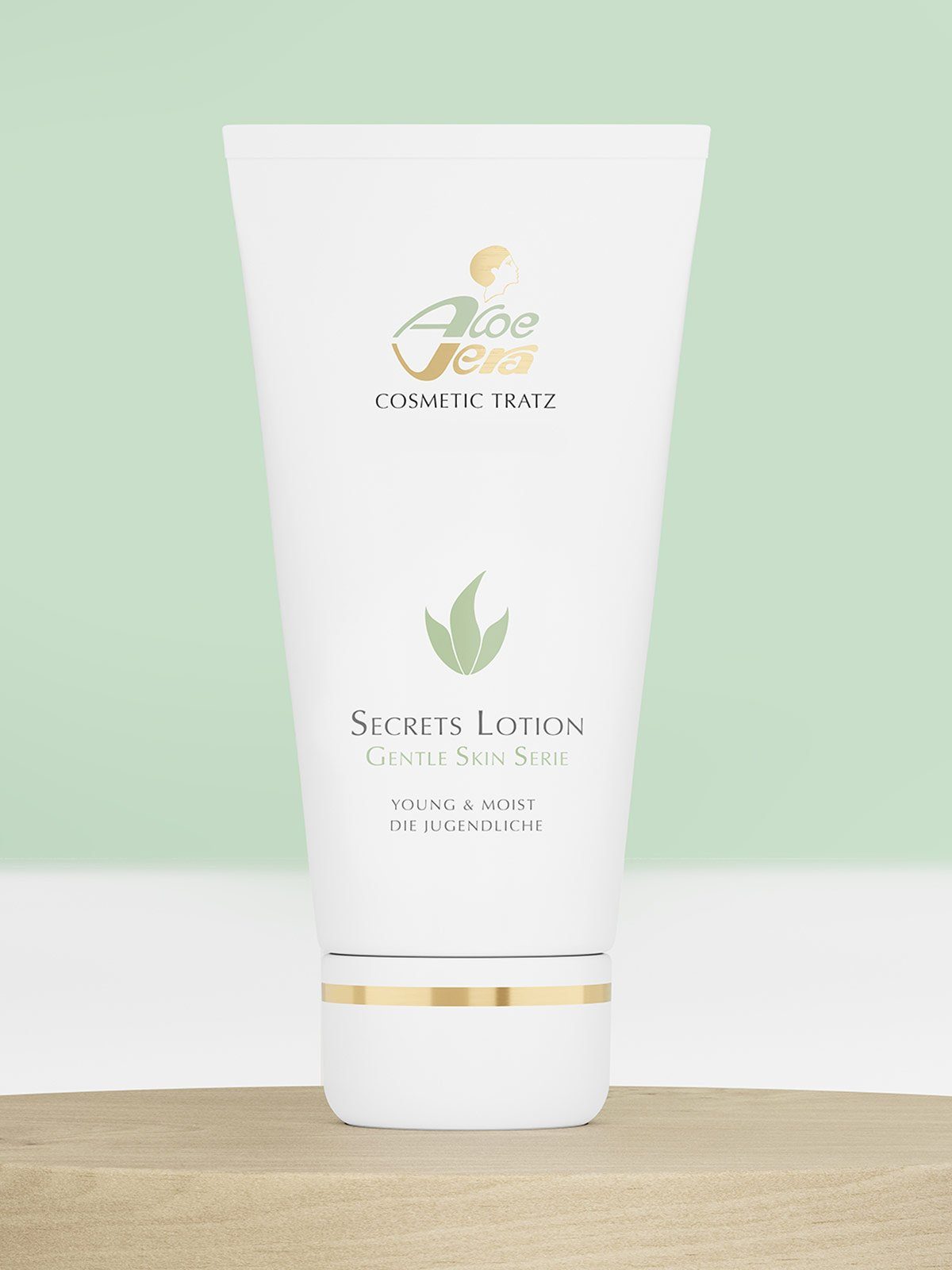 Aloe Vera Cosmetic Tratz Hautcreme Secrets Lotion Gentle Skin Serie, 1-tlg., leichte und zarte Feuchtigkeits-Pflege mit ACTIVE ALOE VERA & UREA