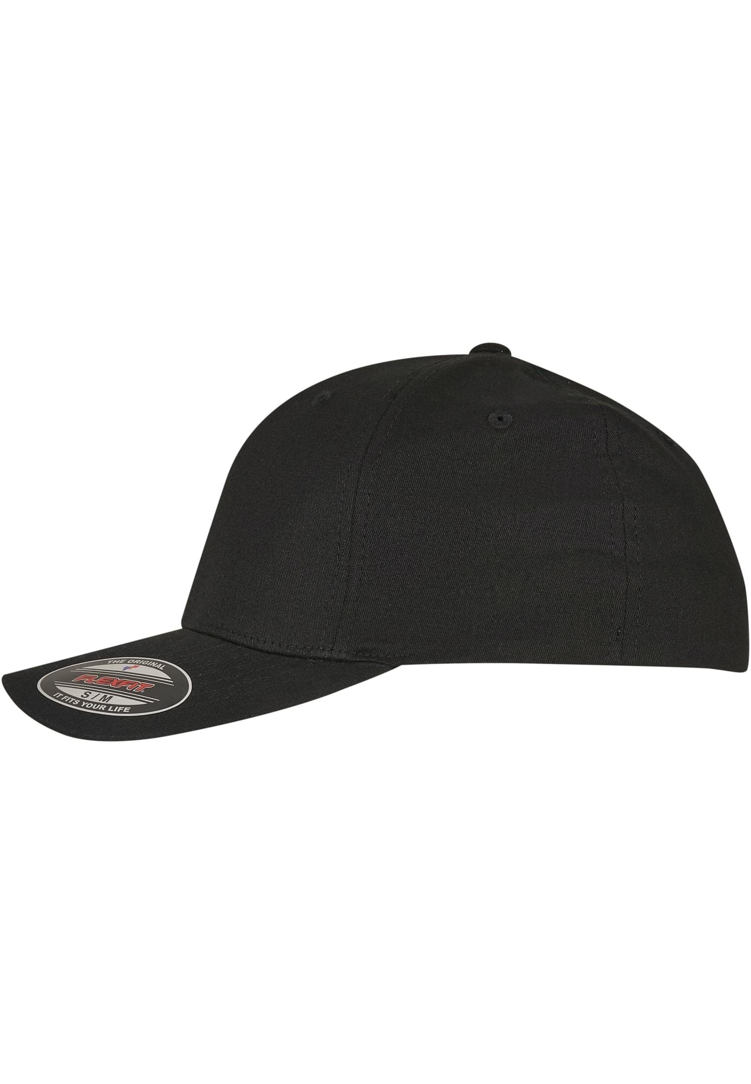 Cap Flex COTTON Accessoires Flexfit V-FLEXFIT® black TWILL CAP