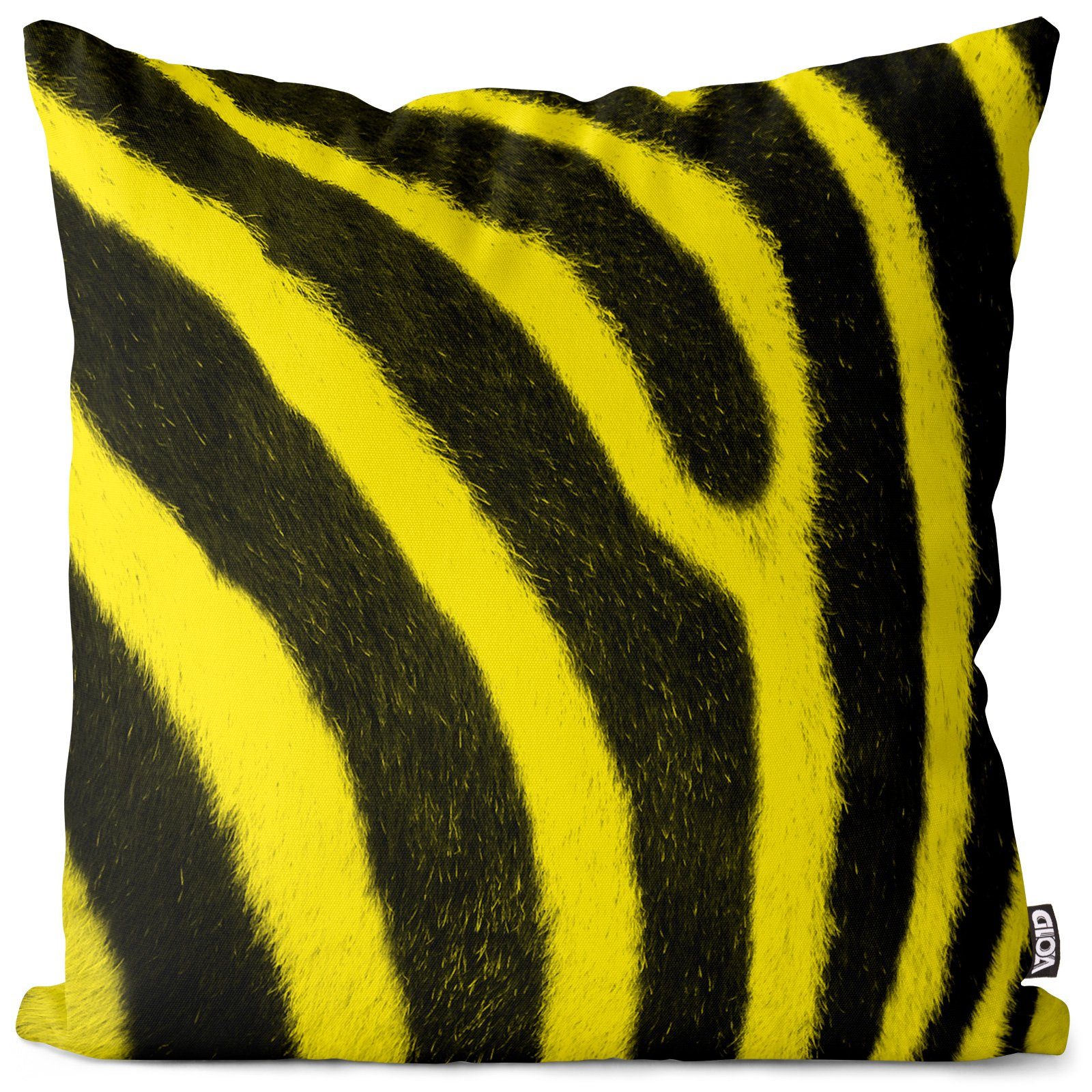 VOID Kissenbezug, Farbiges Zebrafellmuster Print Outdoor Indoor Zebra fell
