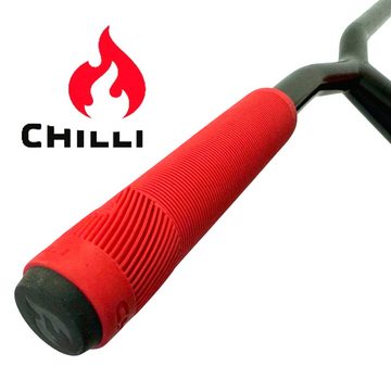 Chilli Stuntscooter Chilli Stunt-Scooter / BMX / Dirt Fahrrad Soft Griffe XL & Barends rot