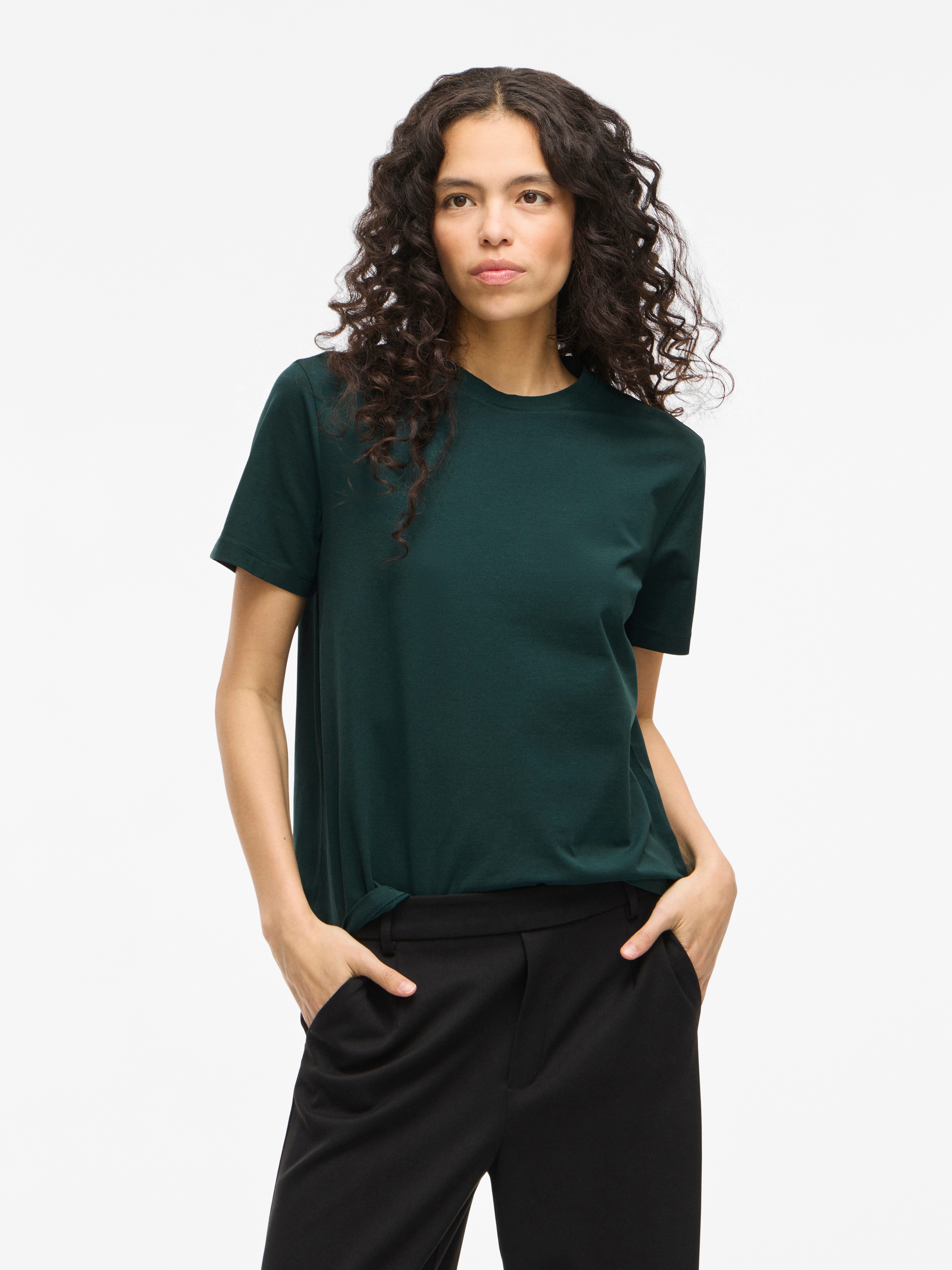 Vila Kurzarmshirt VINORA S/S T-SHIRT - günstig online kaufen