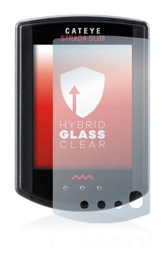 upscreen flexible Panzerglasfolie für Cateye Strada Slim, Displayschutzglas, Schutzglas Glasfolie klar