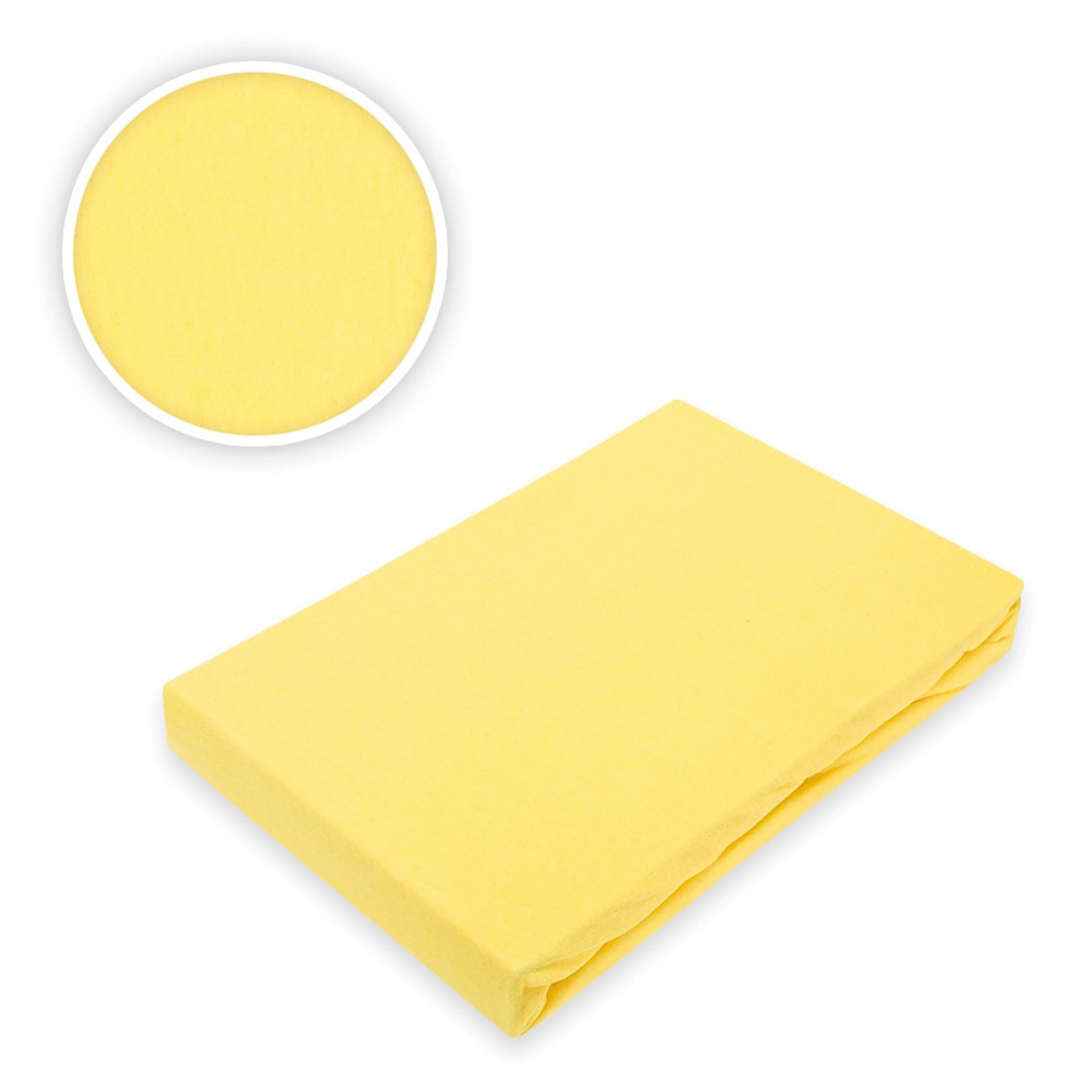 EXKLUSIV HEIMTEXTIL Spannbettlaken Marke Jersey Spannbettlaken Spannbetttuch Bettlaken Rundumgummizug, Jersey, Gummizug: rundum, (1 Stück), mit Rundumgummizug – Bild 3 von 5