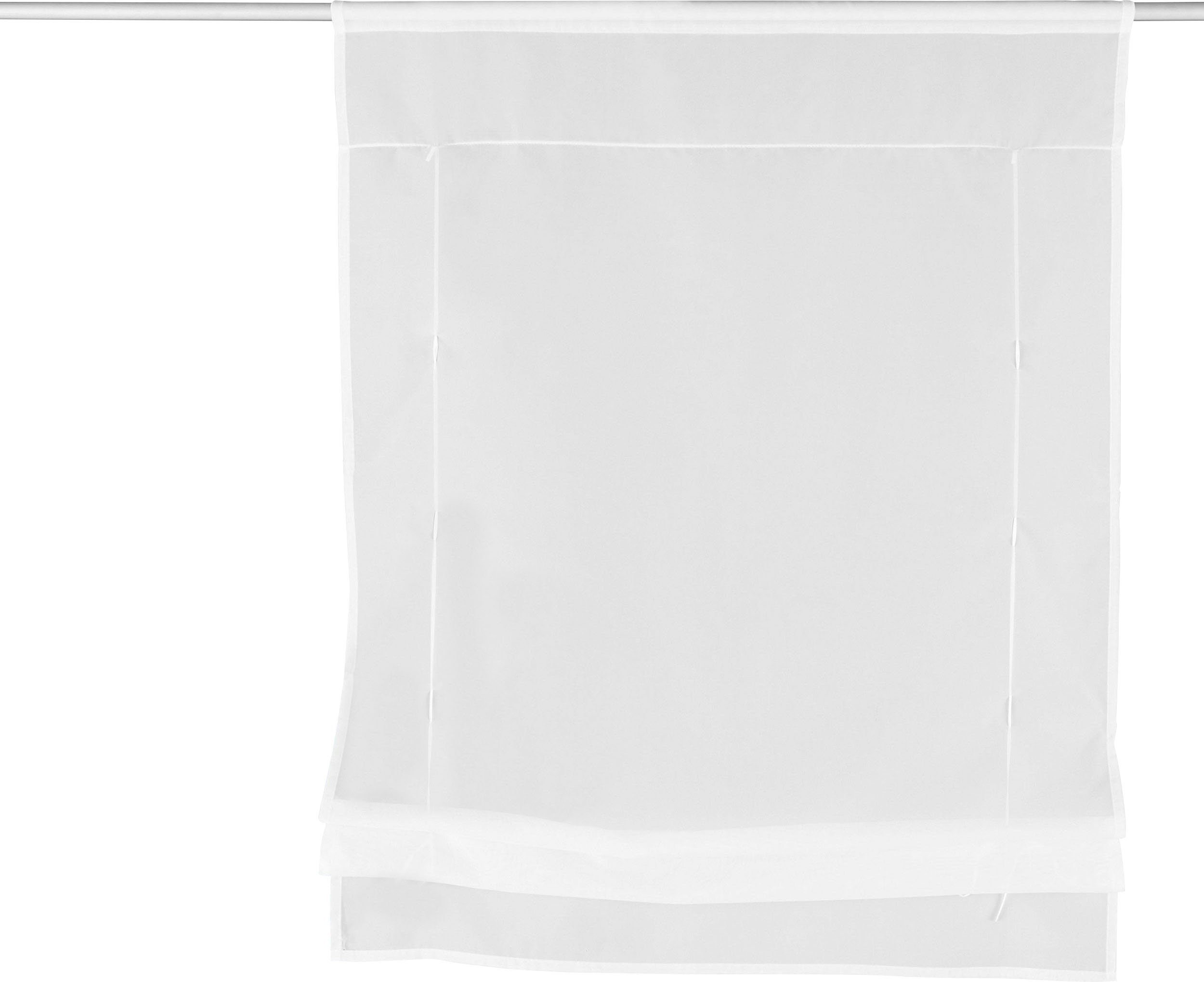 my home Bändchenrollo Xana, mit Stangendurchzug, günstig online kaufen
