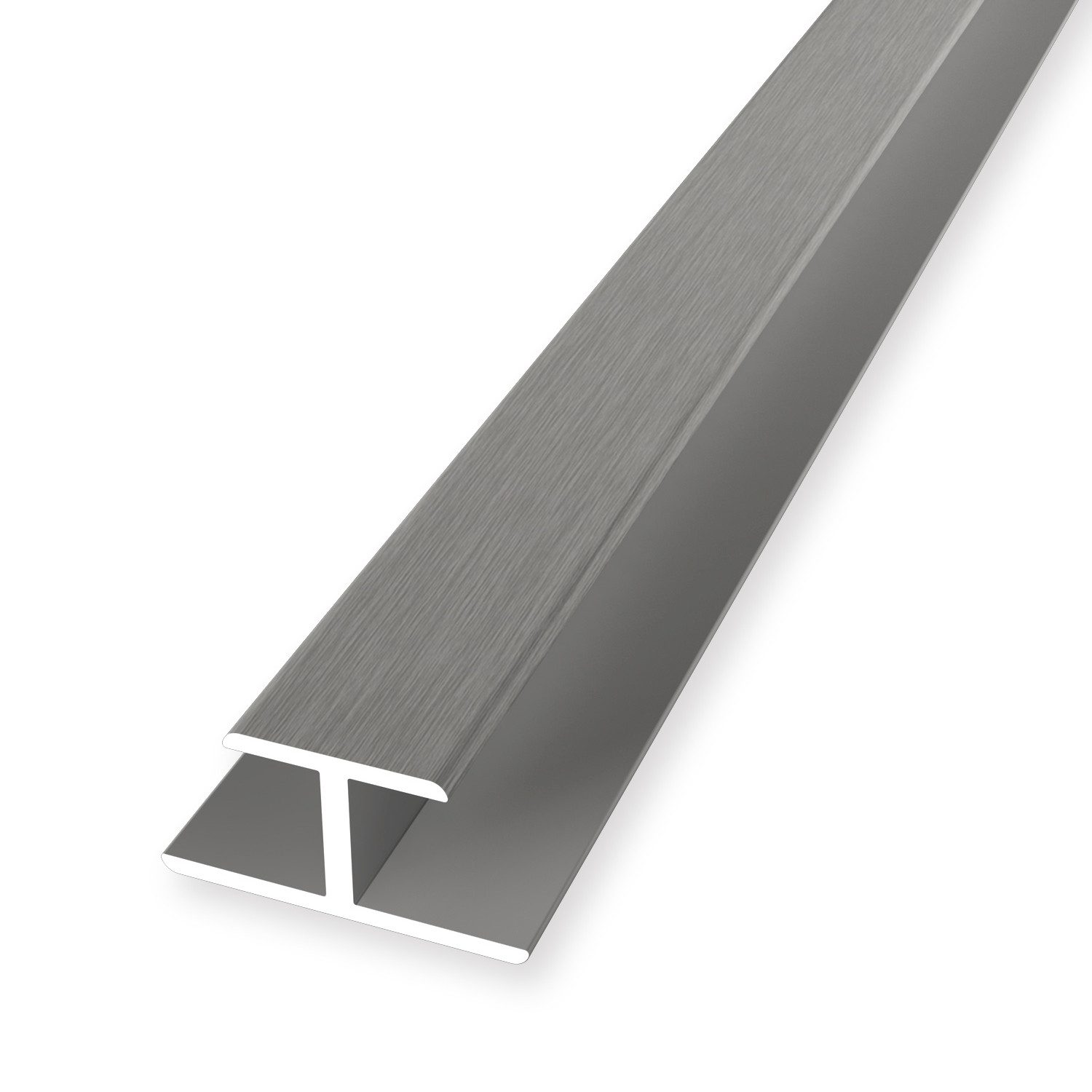 Küberit Verbindungsprofil 10.2 x 10.2 x 2550 mm Wandprofil Tapetenprofil H-Profil Ungebohrt