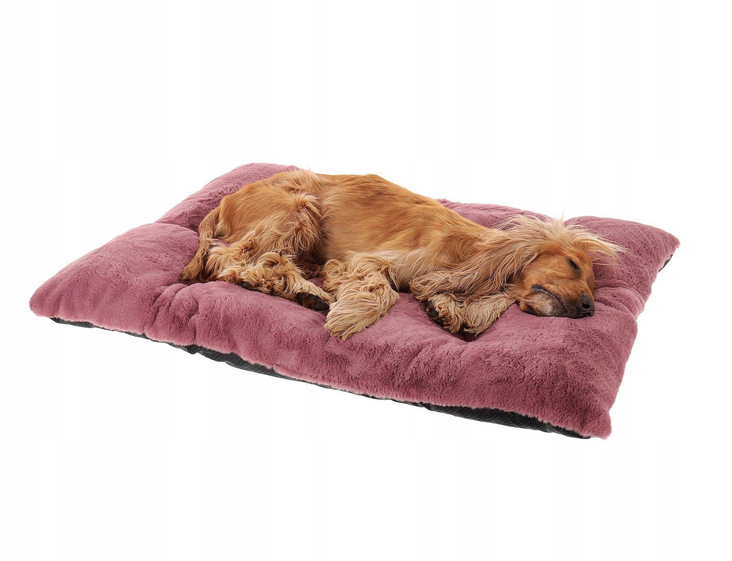 Pamek Hundekorb Tierbett, Hundebett, Katzenbett waschbar Flauschiges 100/70 cm, Strapazierfähigen Pelzstoff., Sehr weich und küschelig