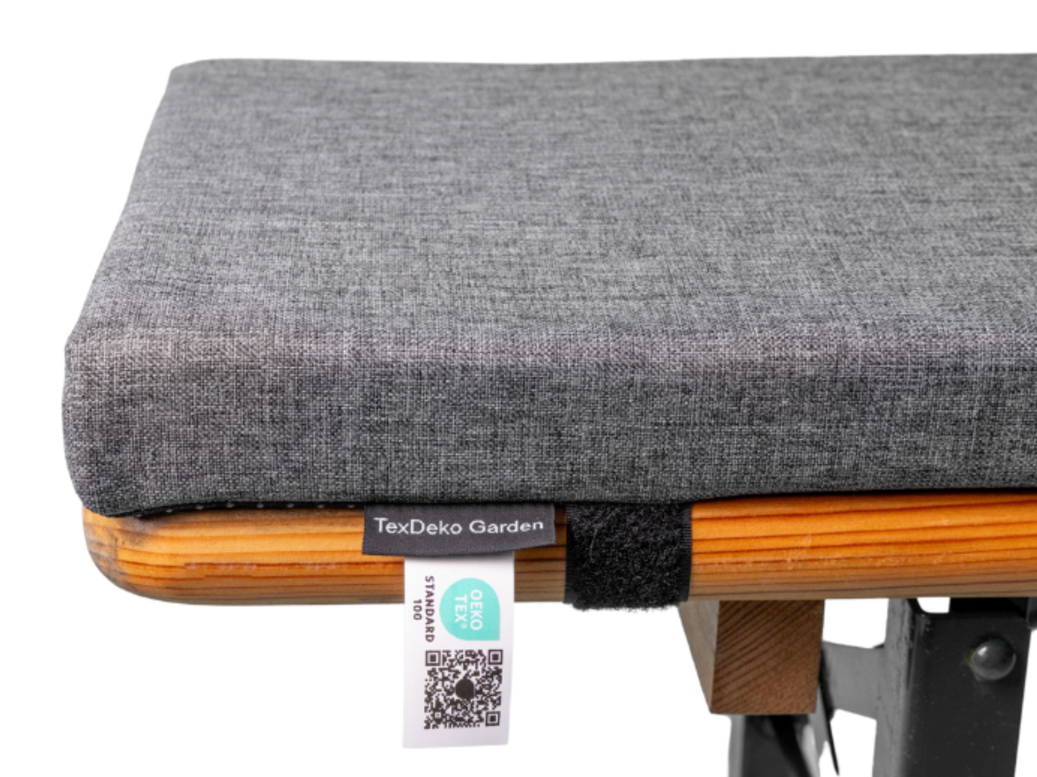 TexDeko Bankauflage Ecolen für Bierzeltgarnitur mit Anti-Rutsch Boden und Reißverschluss, wasserabweisend & UV-Schutz, Maße: 220x25x4cm oder 180x25x4cm