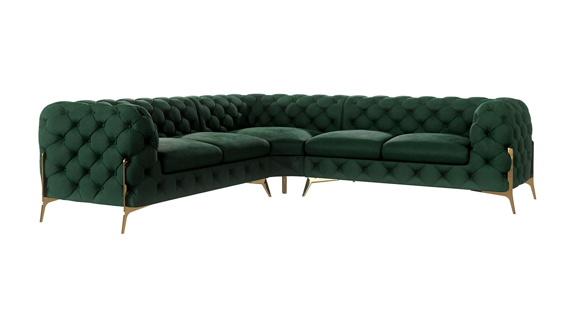 S-Style Möbel Ecksofa Ashley, Chesterfield mit günstig online kaufen