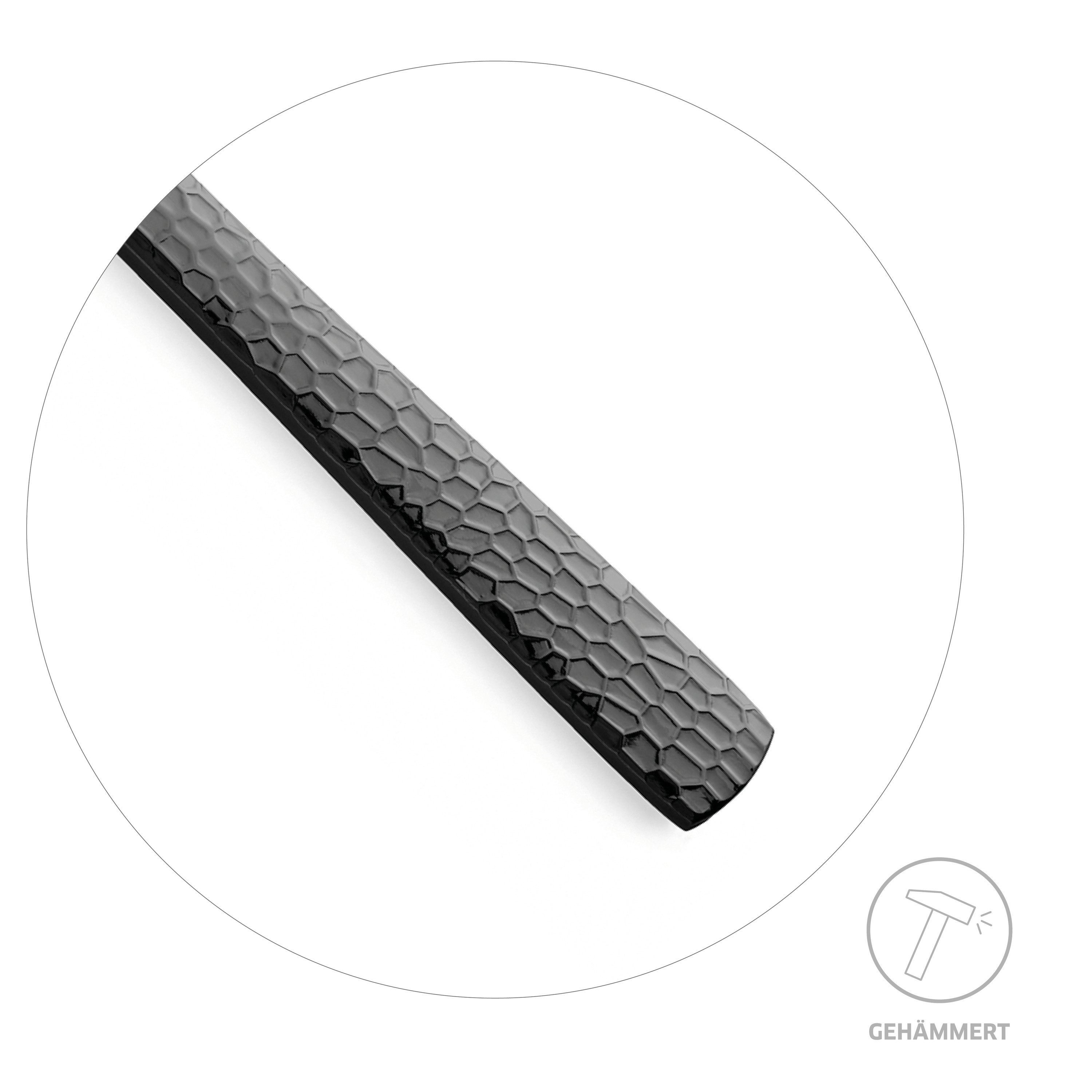 Amefa Kuchengabel FELICITY (6 Stück), PVD schwarz, gehämmert