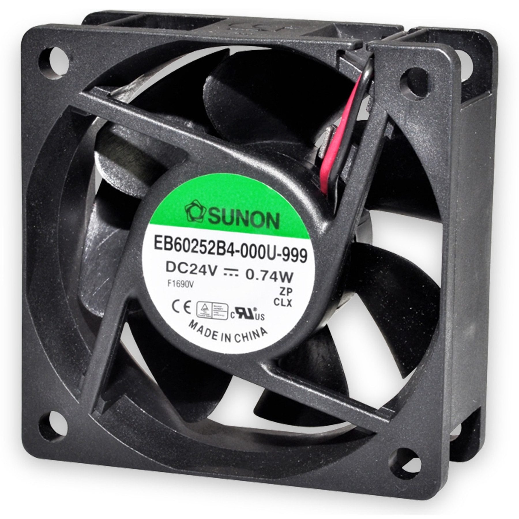Sunon Gehäuselüfter SUNON Axiallüfter EE60251S31000U999, 60x60x25 mm, 12 V-